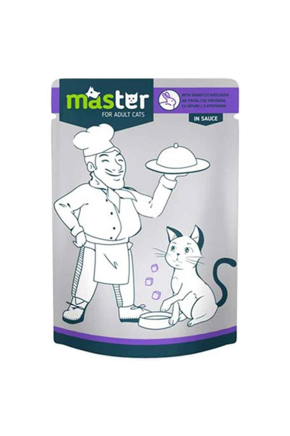 Master Kedi Konservesi Tavşanlı 80 gr