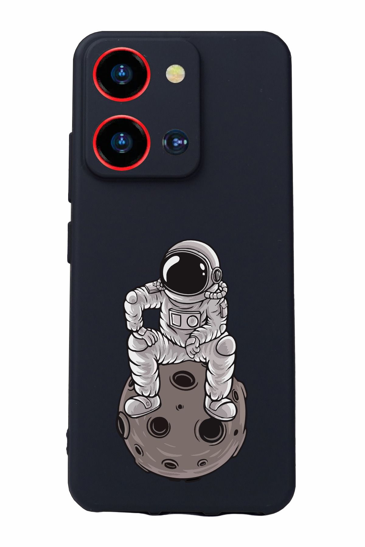 Reeder S19 Max Pro S Zoom Uyumlu Kamera Korumalı ve Tasarımlı Siyah Renk Silikon Kılıf
