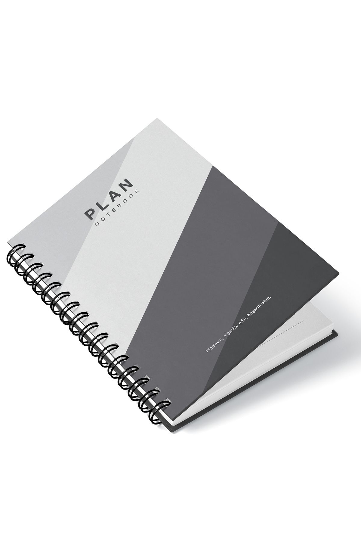 Deep Notebook Süresiz Planlayıcı Ajanda A5 Spiralli Antrasit