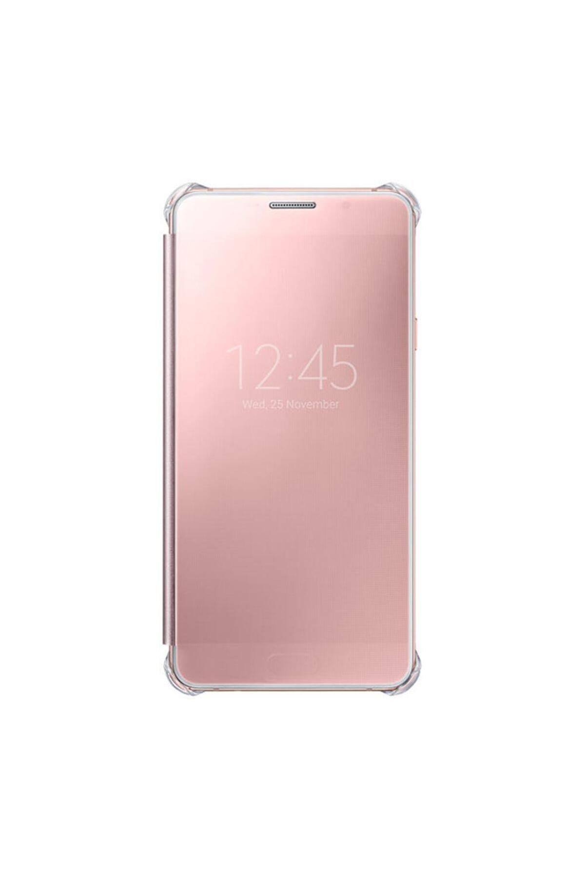 Samsung Galaxy A5 (2016) A510f Ile Uyumlu Clear View Cover Rose Gold Ef-za510czegww