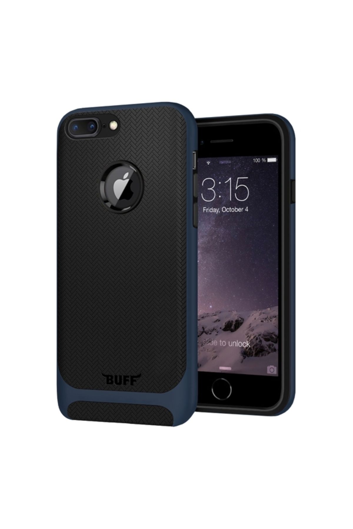 Buff Iphone 7 Plus Ile Uyumlu New Armor Kılıf Coral Blue