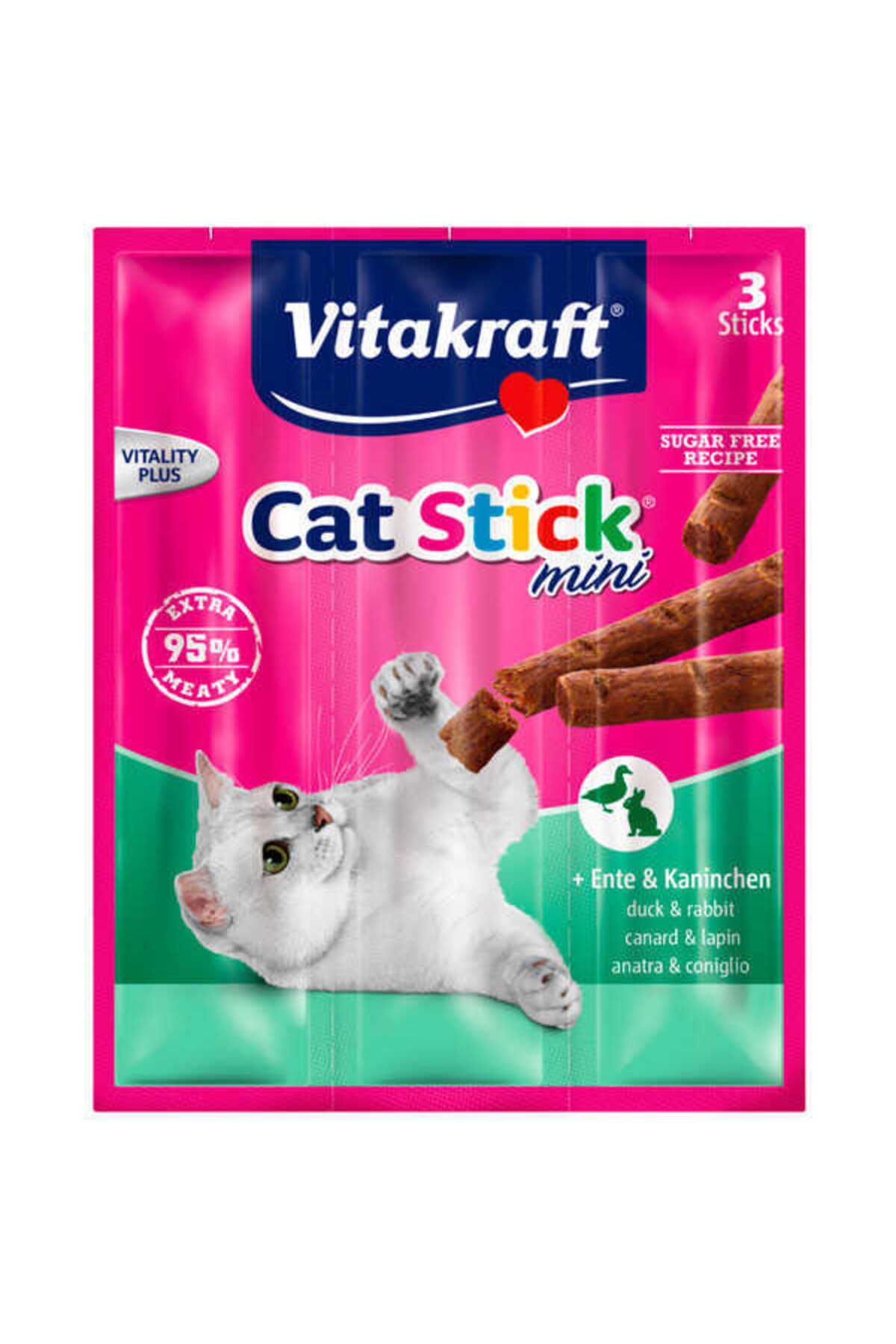 Vitakraft Cat Stick Tavşanlı Ve Ördekli Kedi Ödülü 3x18 gr