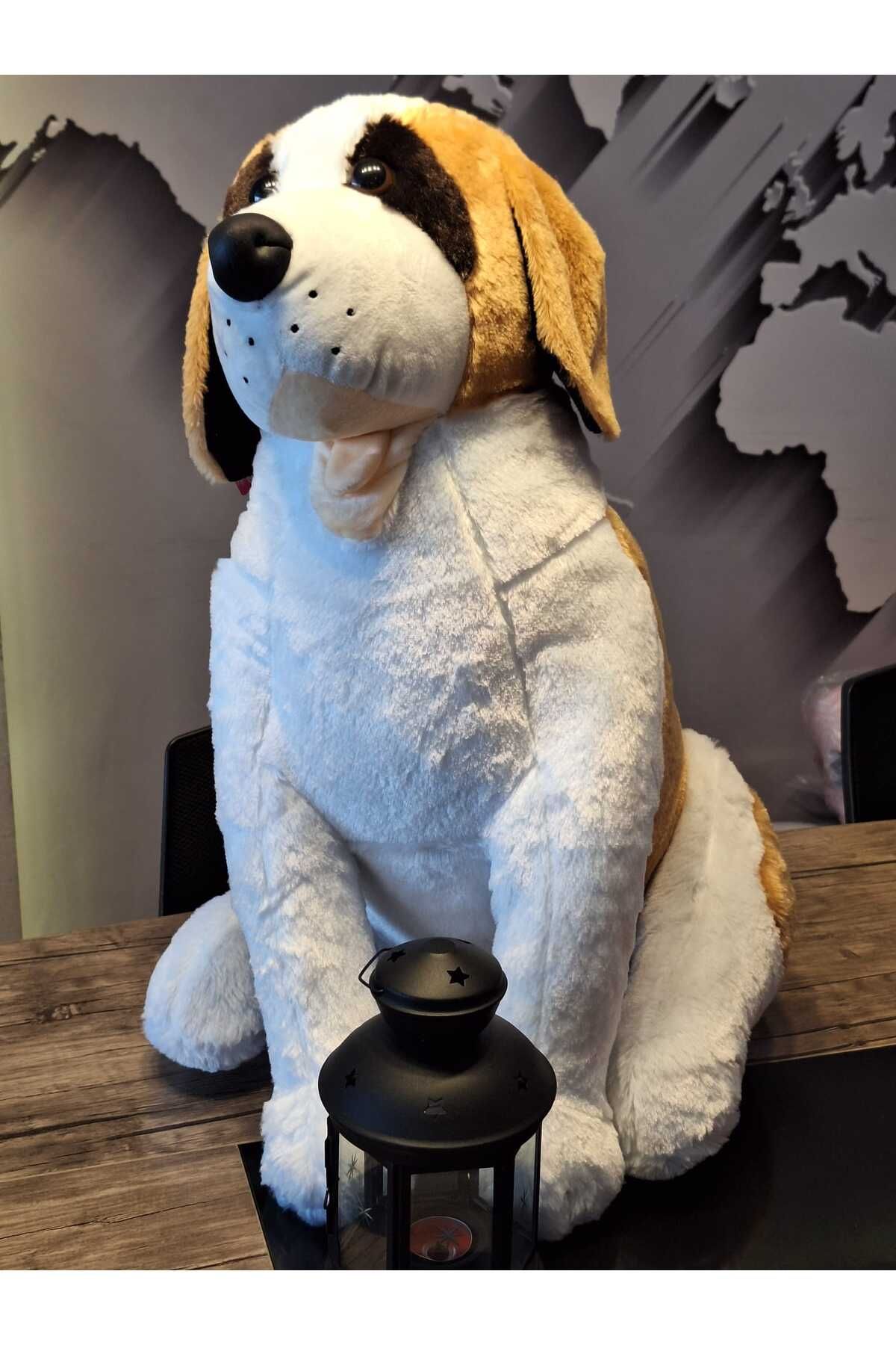 SELAY TOYS Saint Bernard 60cm Kahverengi Köpek Peluş Oyuncak
