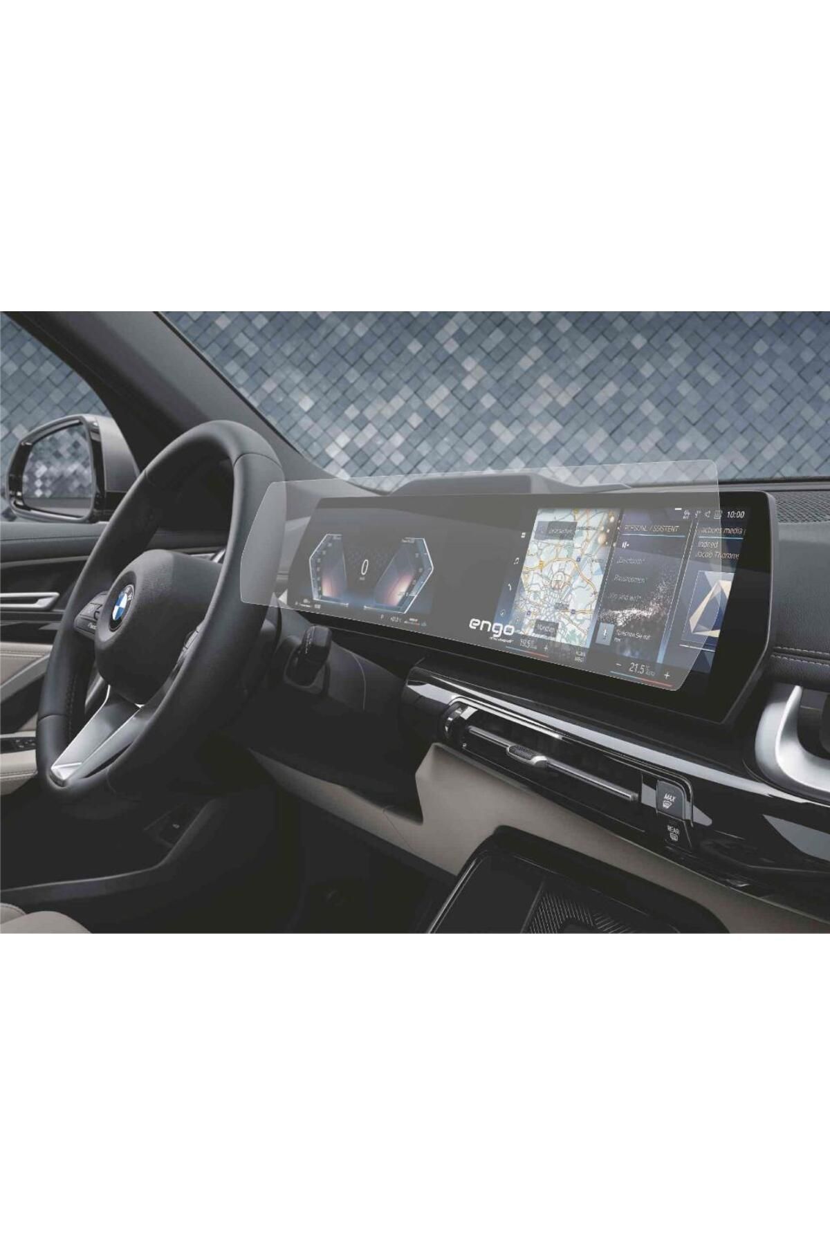 Engo BMW X1 Mat Ekran Koruyucu U11 Kavisli Ekran İle Uyumlu