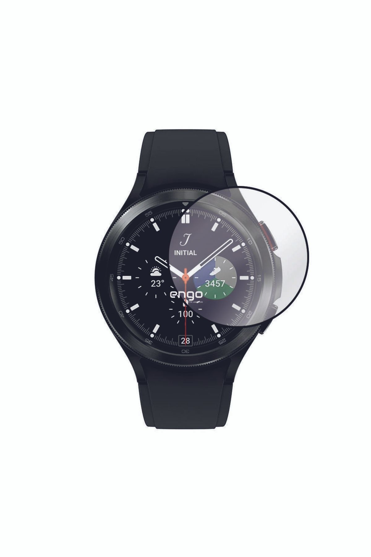Engo Samsung Galaxy Watch 4 46mm Ekran Koruyucu Temperli Flexible