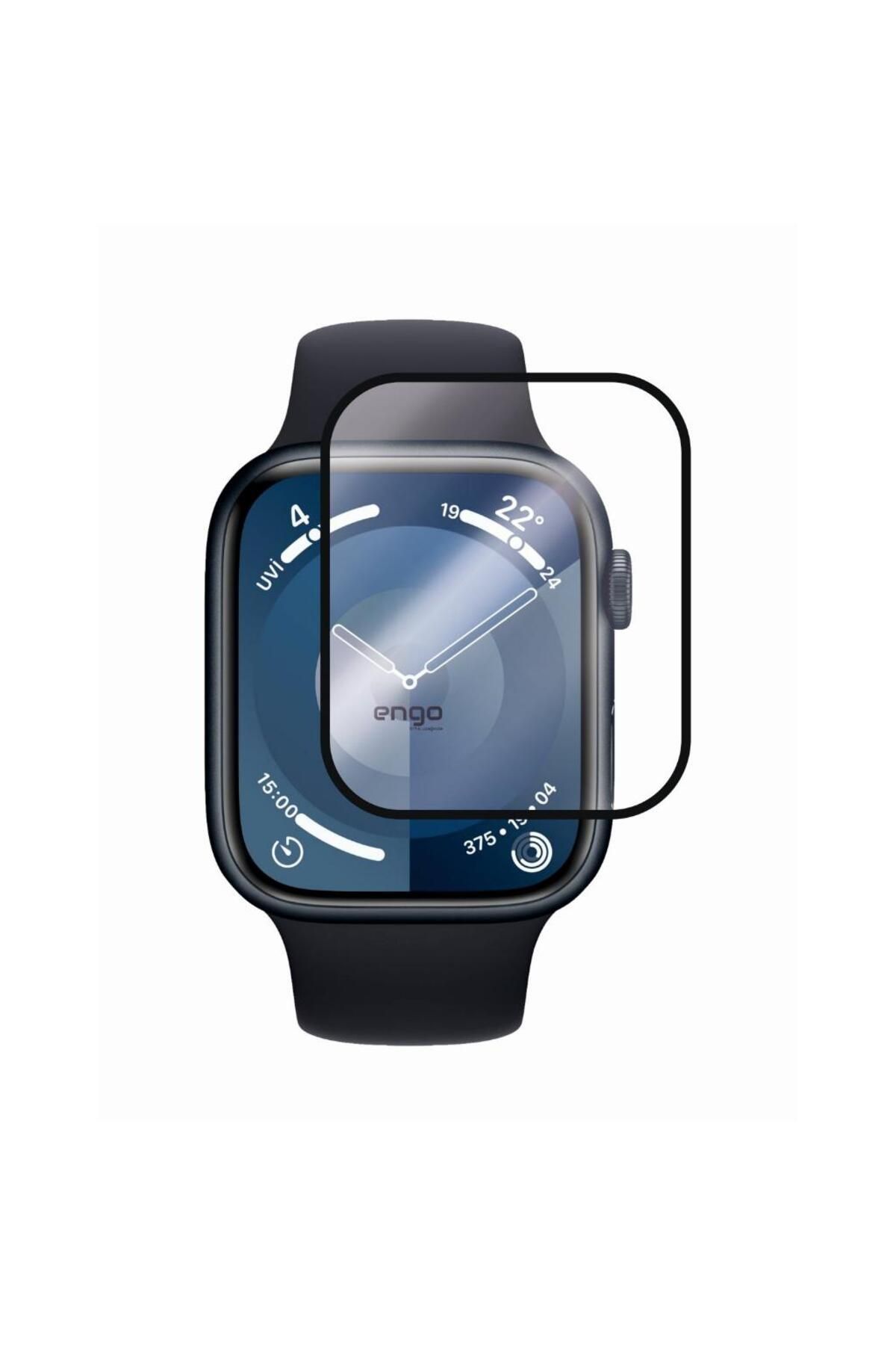 Engo Apple Watch 9 45mm Ekran Koruyucu Flexible Kavisli Kenar