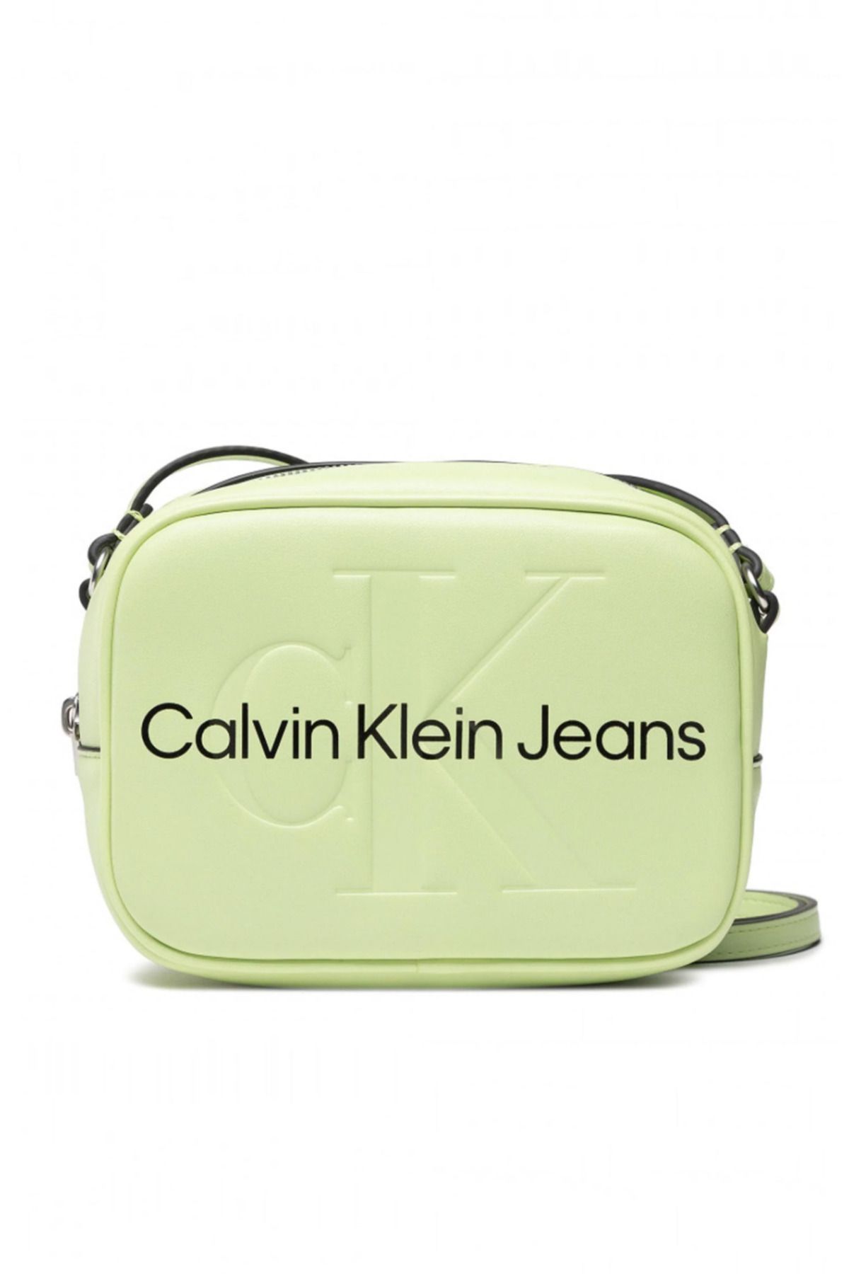 Calvin Klein Sculpted Camera Mono Kadın Mini Omuz Çantası Mint Yeşil K60K610275