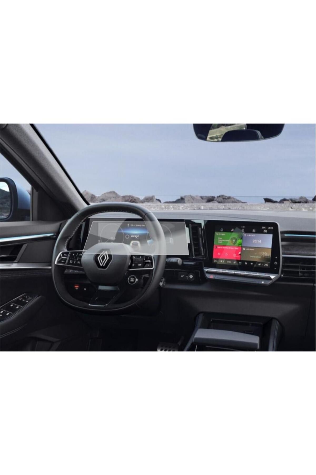 Engo Renault Austral Dijital Gösterge Mat Ekran Koruyucu 12.3 İnç