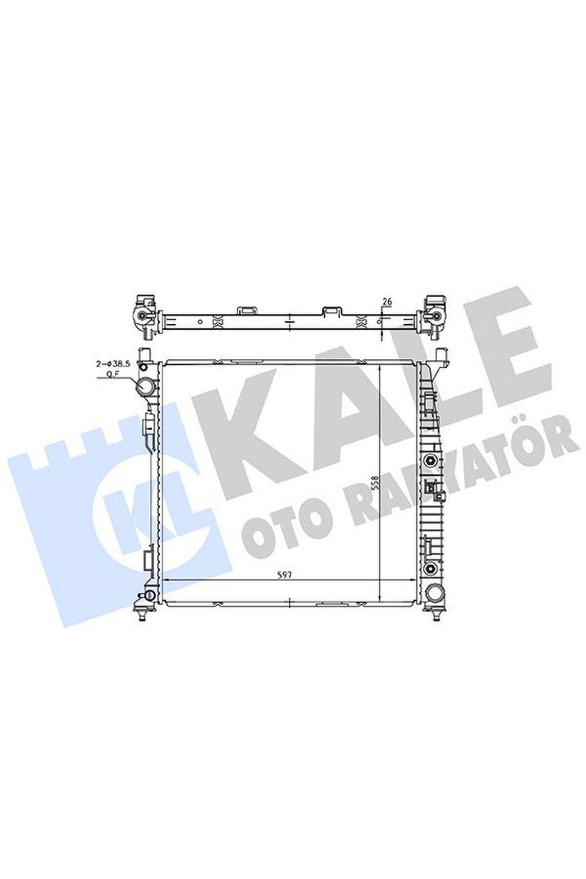 KALE MOTOR SU RADYATORU MERCEDES W166 X166 C292 102008