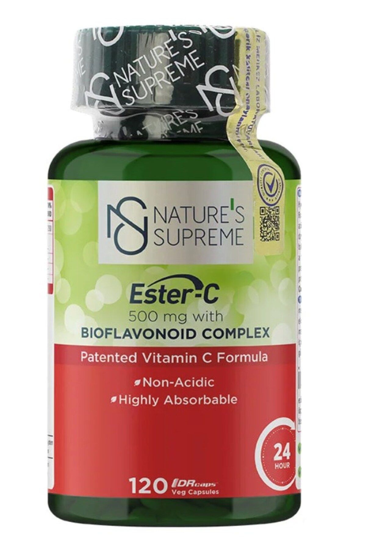 Natures Supreme Ester-C 500 Mg C Vitamini 120 Kapsül