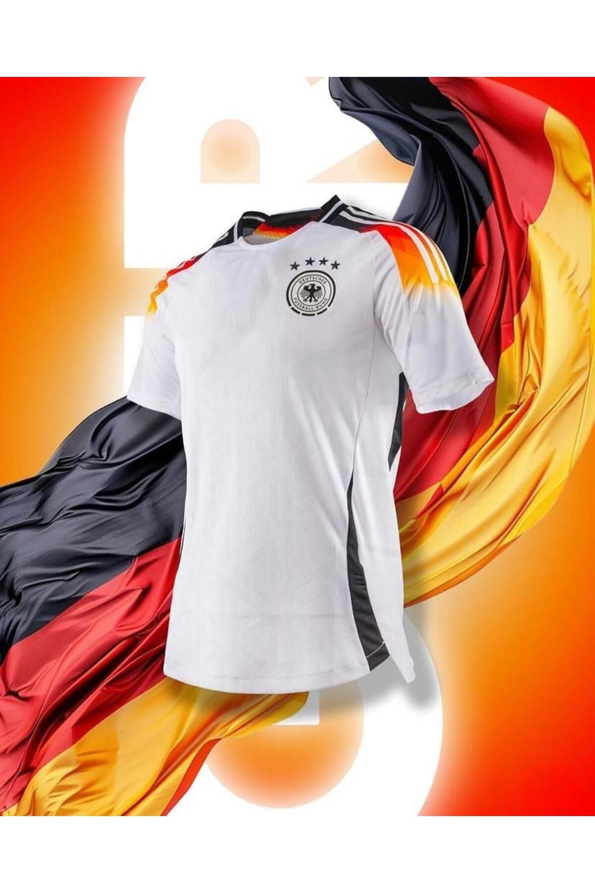 Lion Spor Almanya Milli Takım 24/25 Yeni Sezon Futbol Forması Beyaz