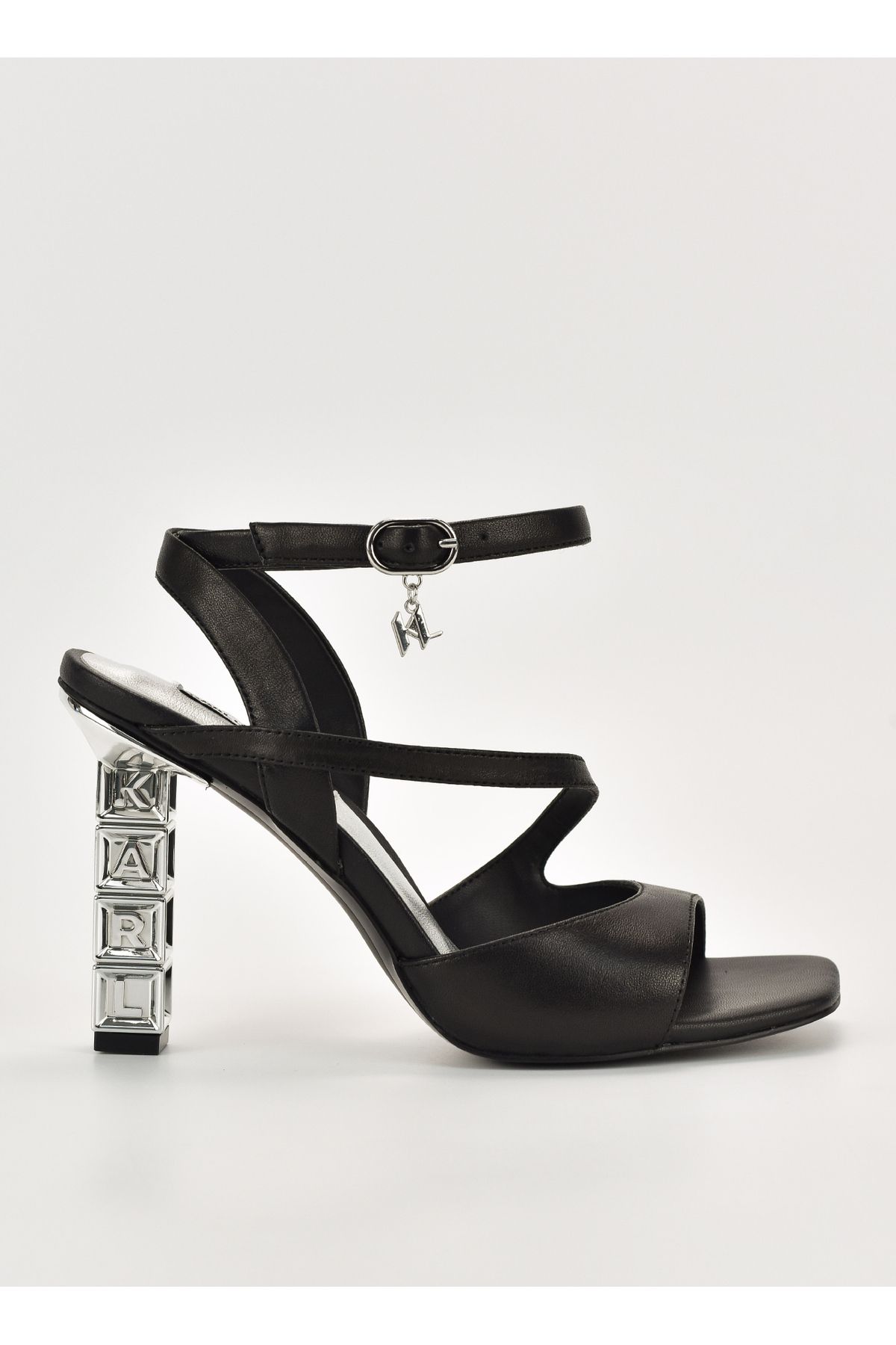 Karl Lagerfeld Deri Siyah Kadın Topuklu Ayakkabı KL33424 000