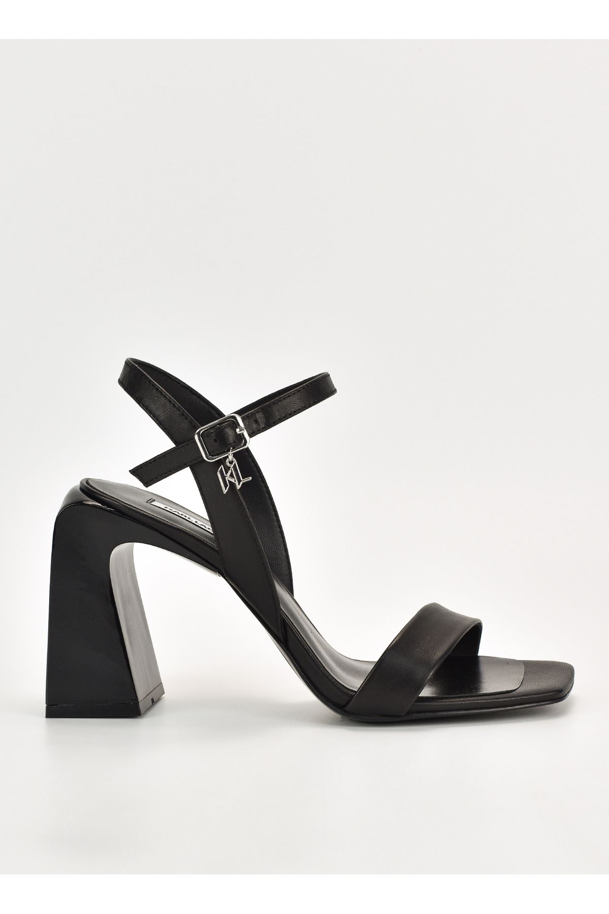 Karl Lagerfeld Deri Siyah Kadın Topuklu Ayakkabı KL33124 000