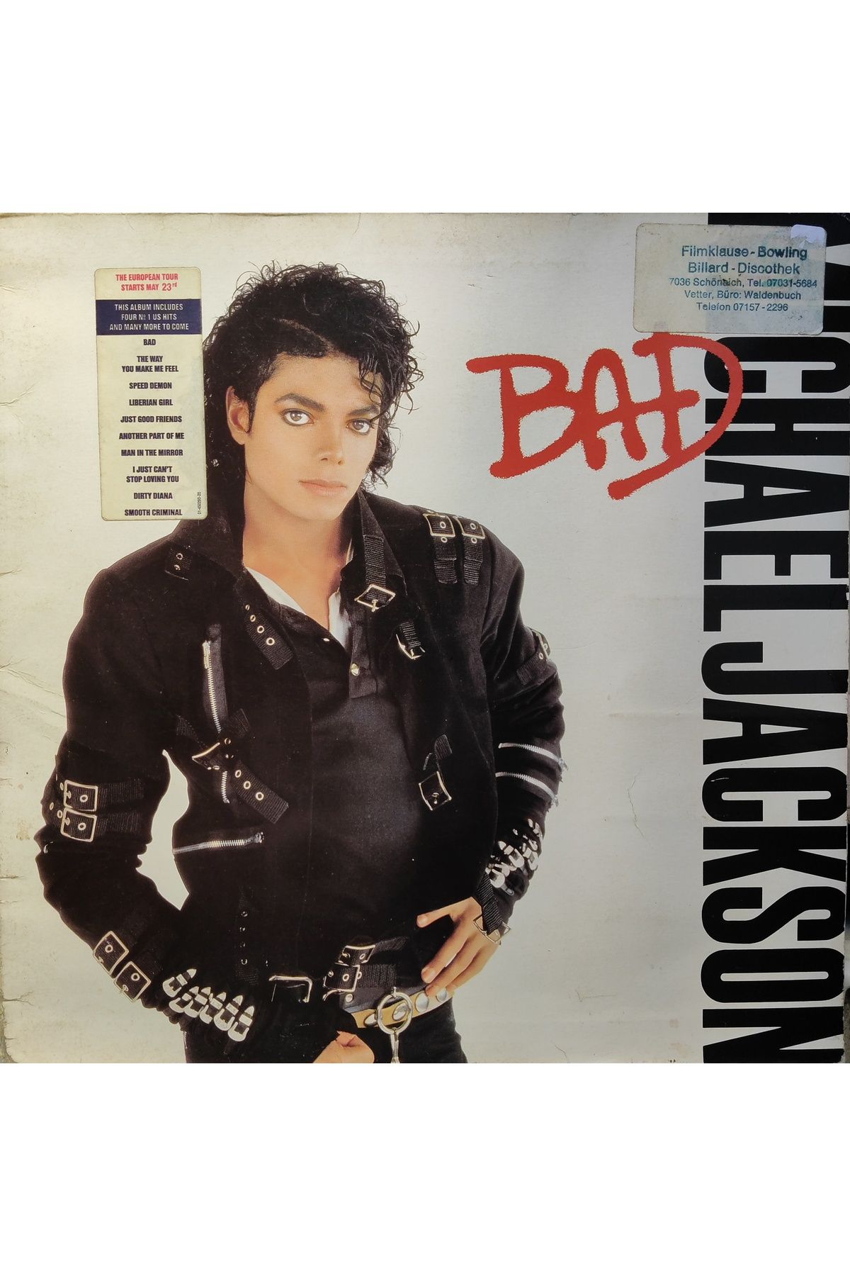 Genel Markalar Michael Jackson Bad Dönem Baskı 33lük Plak