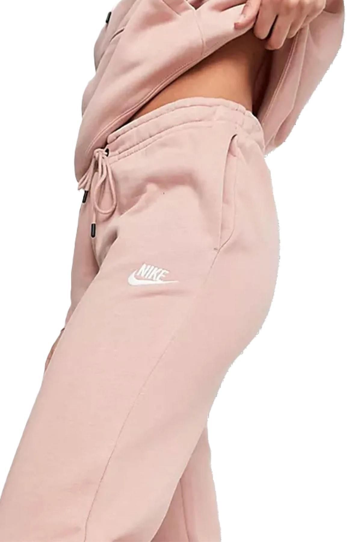 Nike Sportswear Essential Fleece Kadın Rose Eşofman Altı