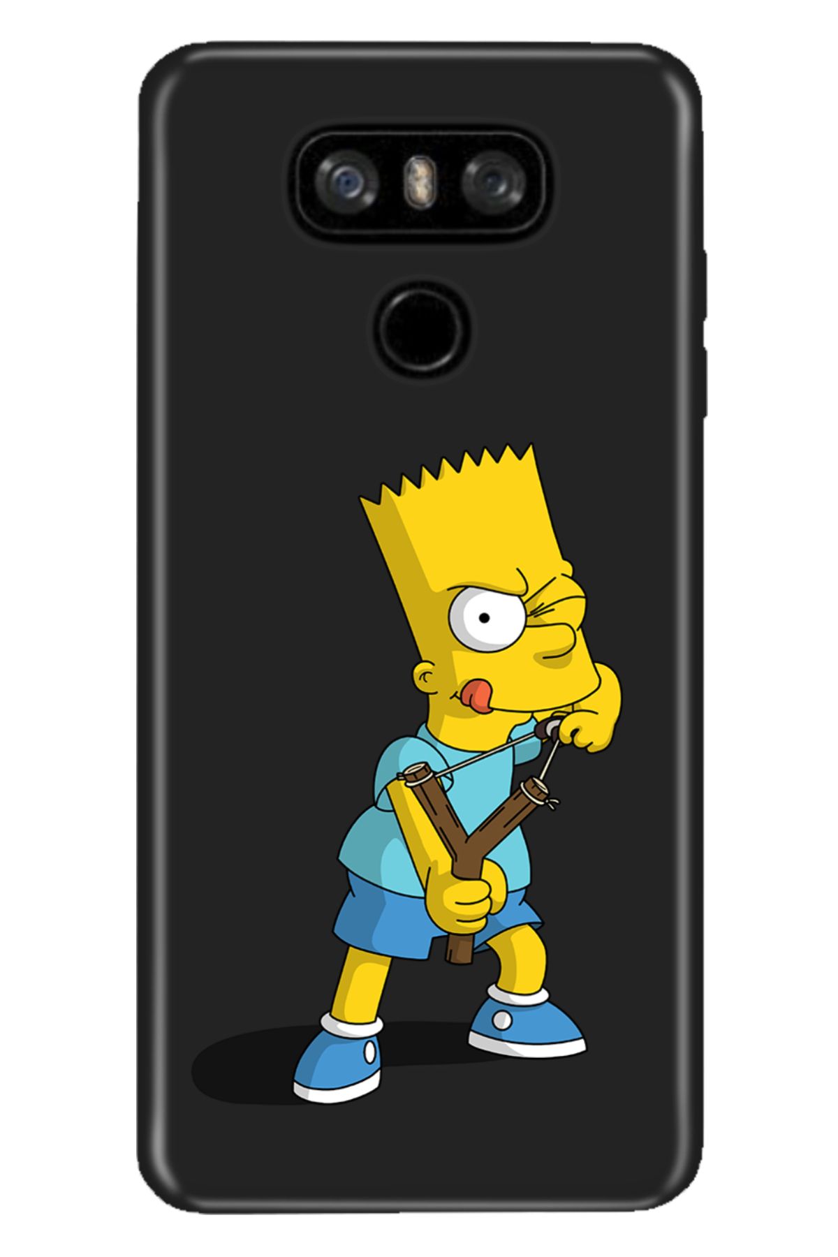 LG G6 Uyumlu Kılıf Resimli Desenli Silikon Simpsons
