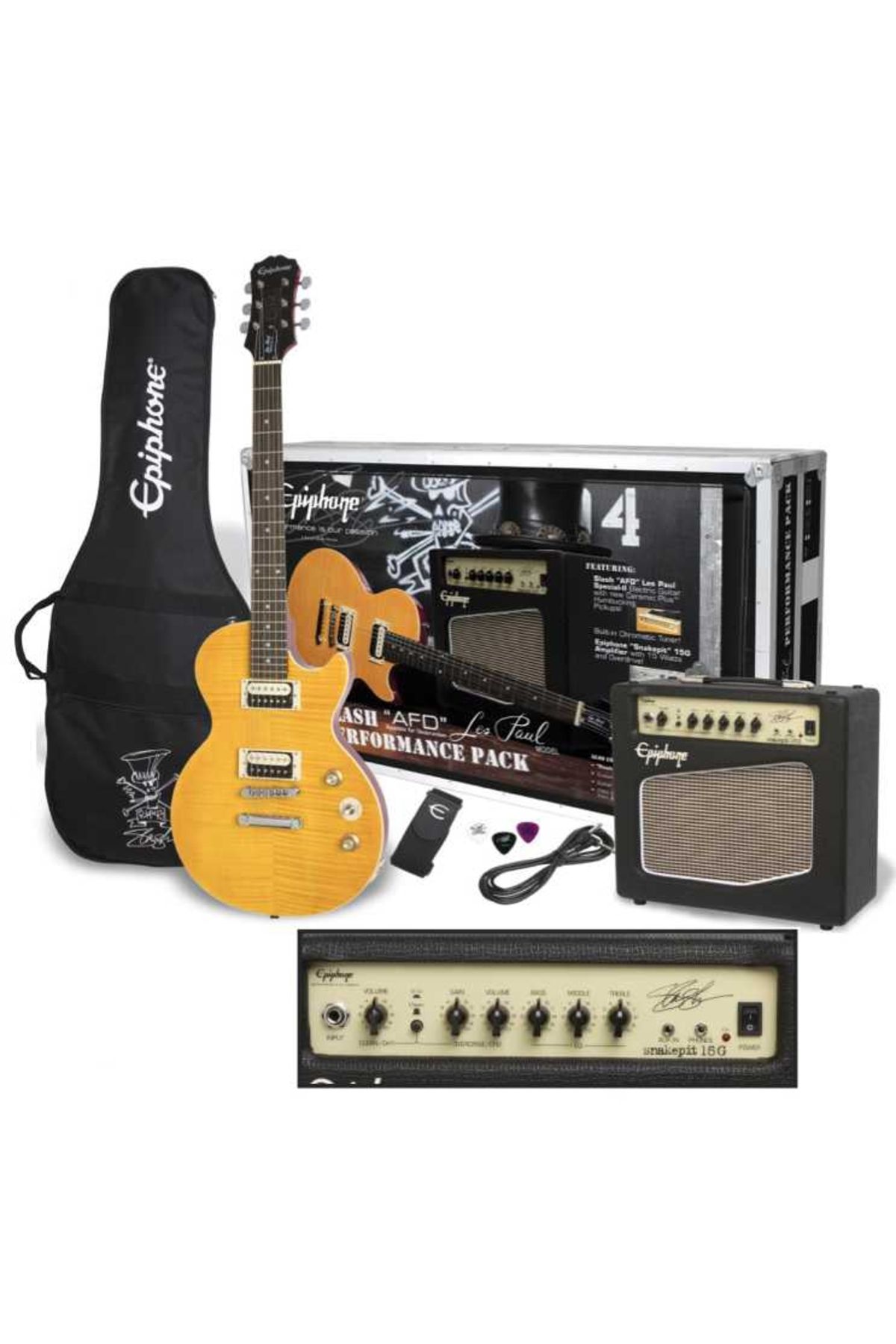 Epiphone Slash Afd Les Paul Performance Pack Elektro Gitar Seti