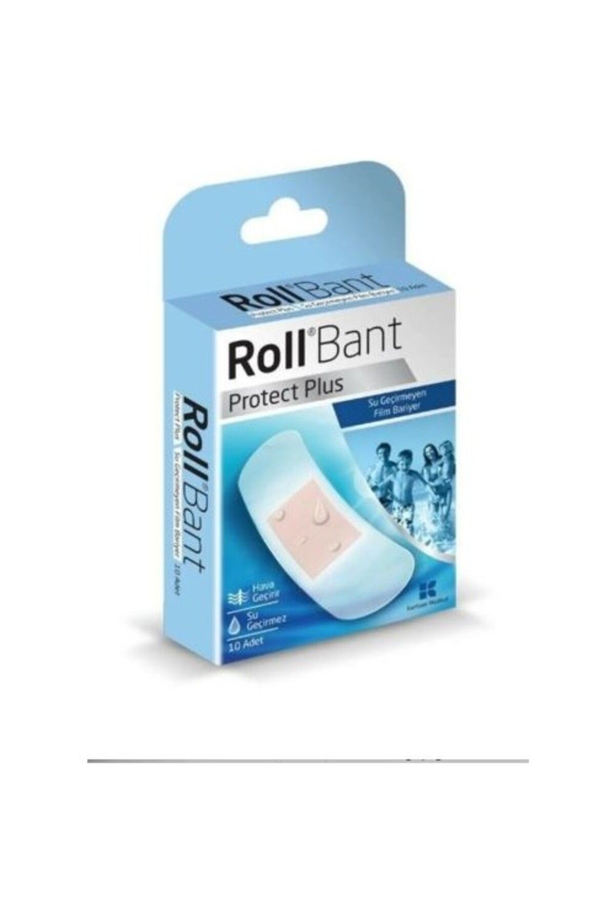 Roll Bant Protec Plus Su Geçirmeyen Film Yara Bandı 10lu