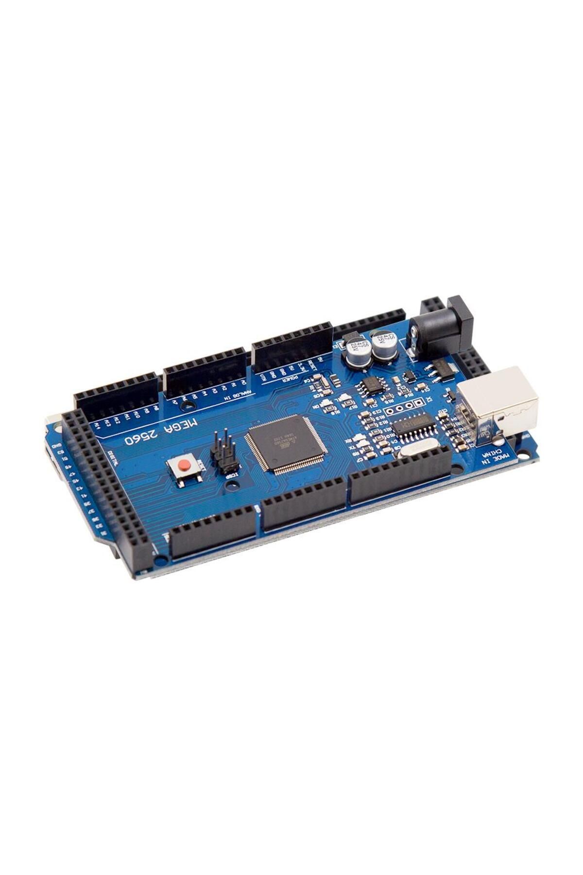 Arduino Mega 2560 R3 Klon Usb Chip Ch340 (USB KABLO DAHİL)