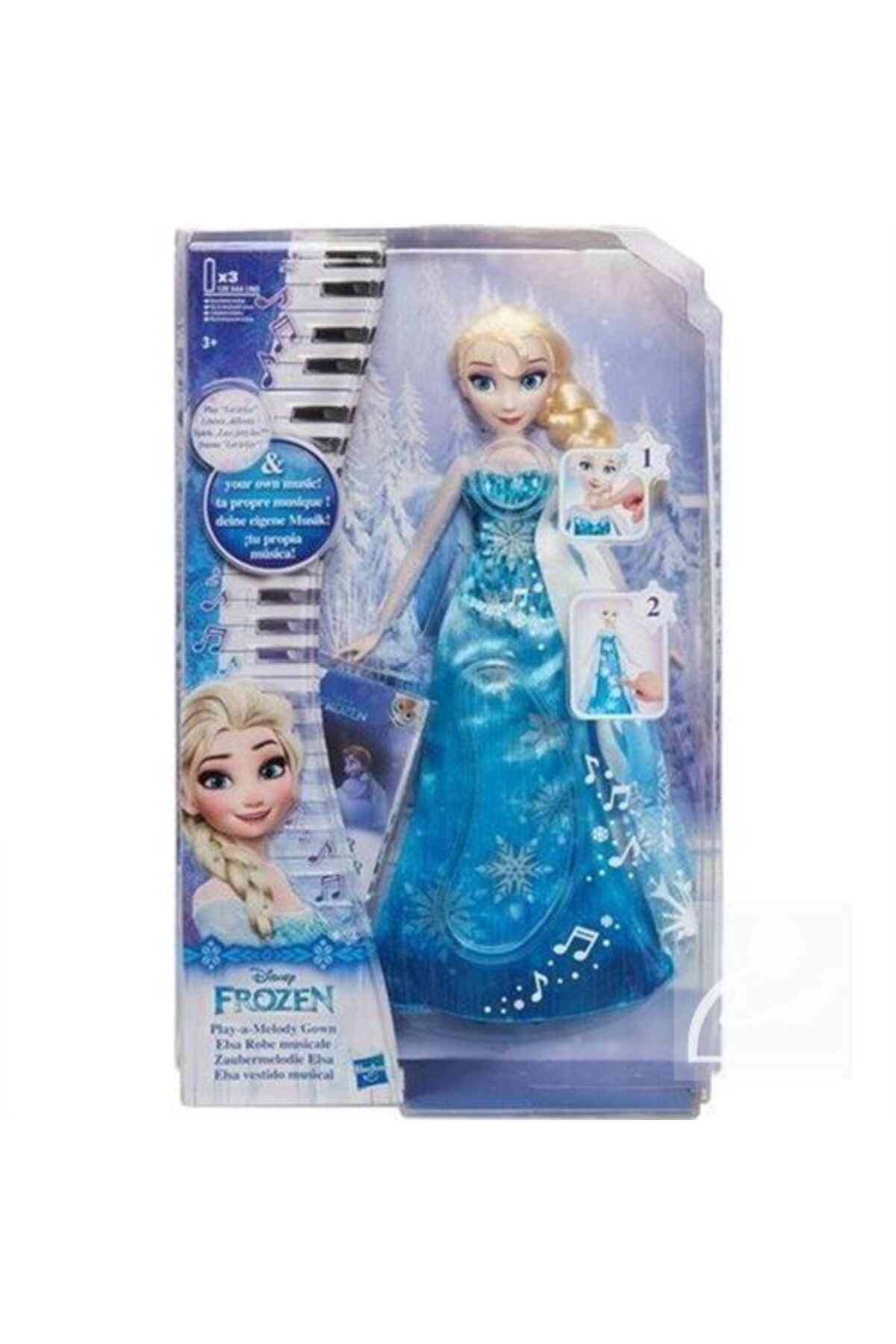 Frozen Disney Elsa'nın Müzikli Elbisesi (C0455)