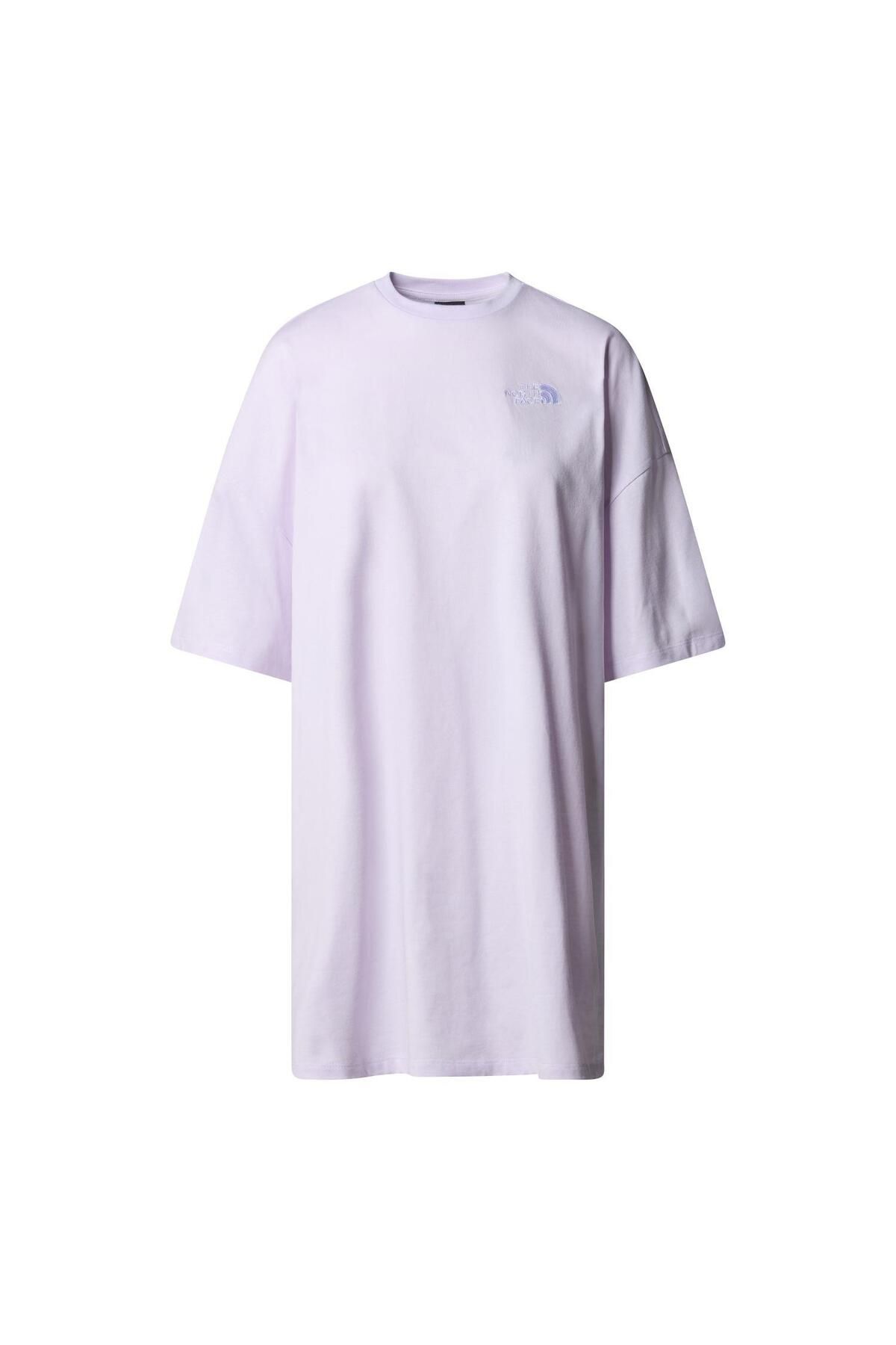 The North Face W S/S ESSENTIAL OVERSIZE TEE DRESS  T-Shirt NF0A87NFPMI1 Leylak-REGS
