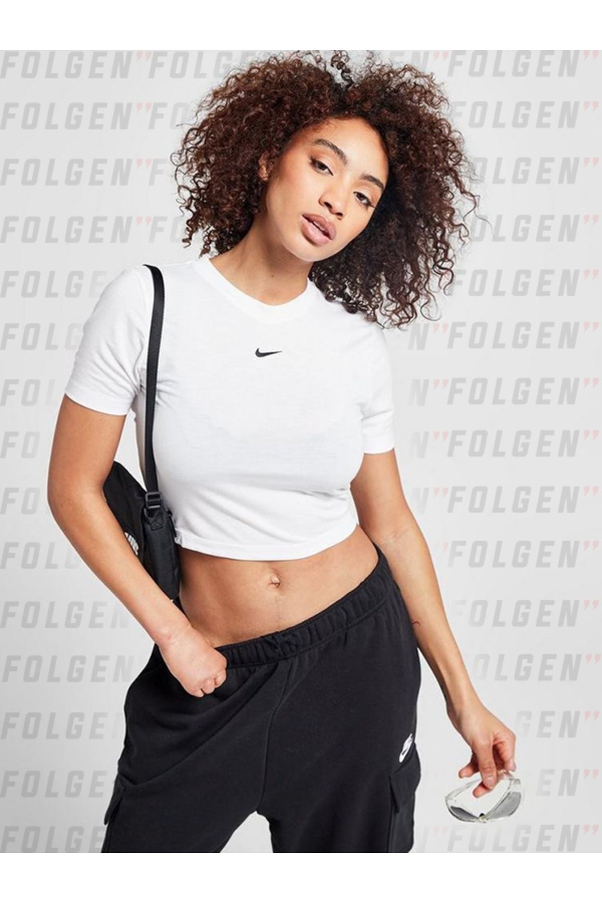 Nike Essential Slim Women's Crop Top Kadın Kısa Tişört