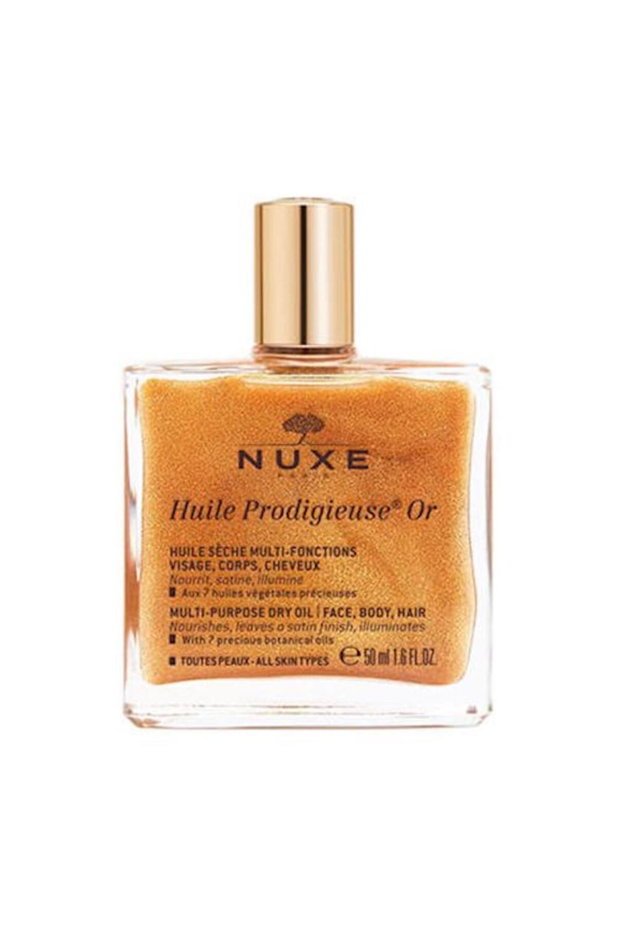Nuxe Altın Parıltılı Kuru Yağ Nuxe Huile Prodigieuse 50 ml tesarcosmetics