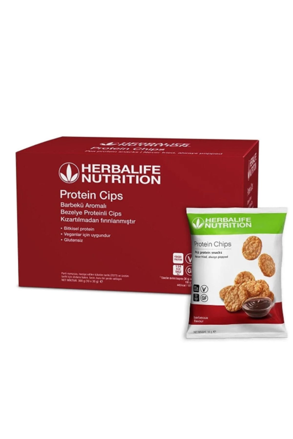 Herbalife Protein Cips Barbekü Aromalı 10’lu Paket