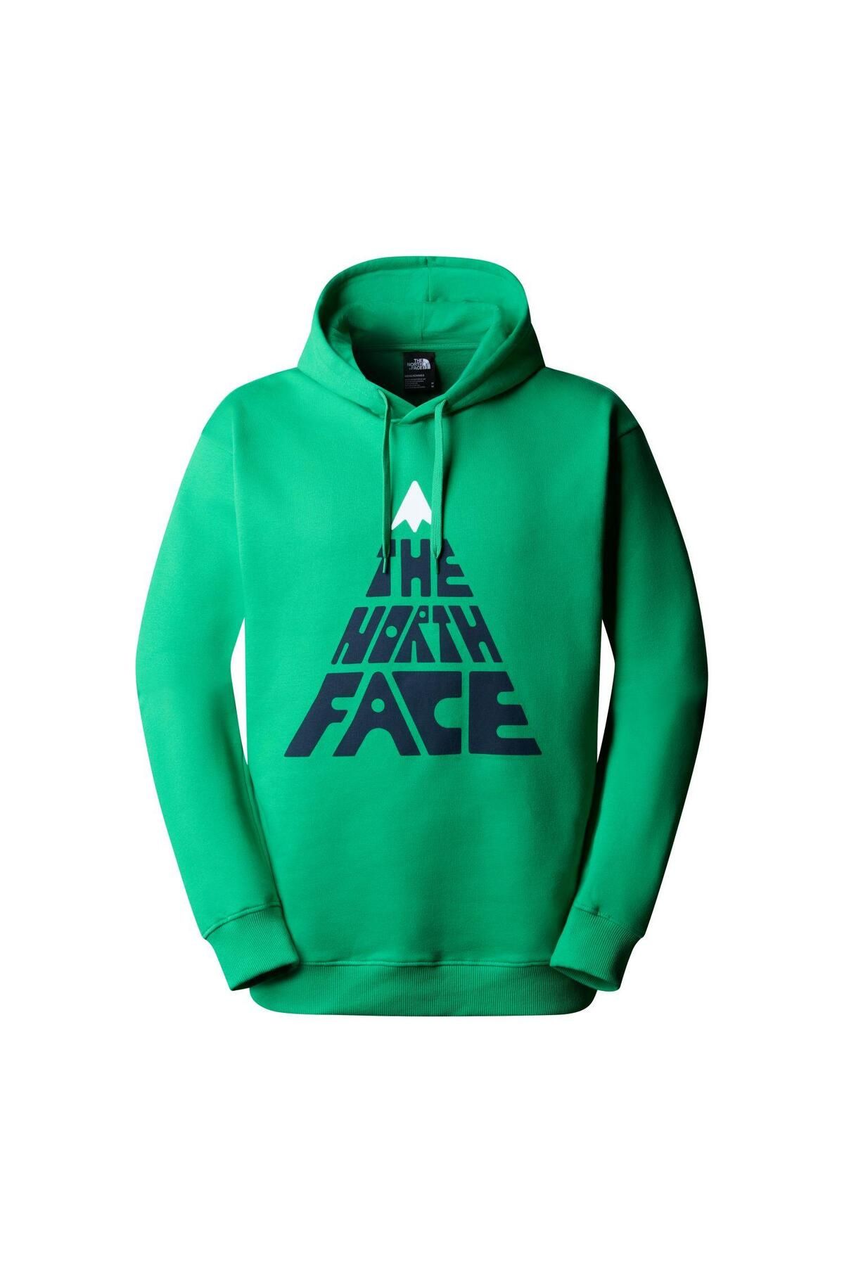 The North Face M MOUNTAIN PLAY HOODIE Erkek Sweat Shirt NF0A87EJPO81 Yeşil-M