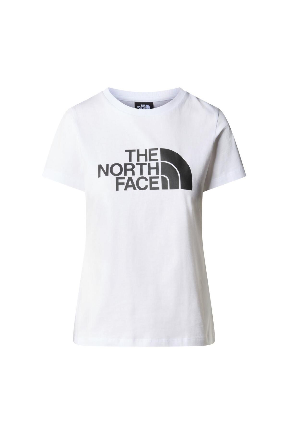 The North Face W S/S EASY TEE  T-Shirt NF0A87N6FN41 Beyaz-M