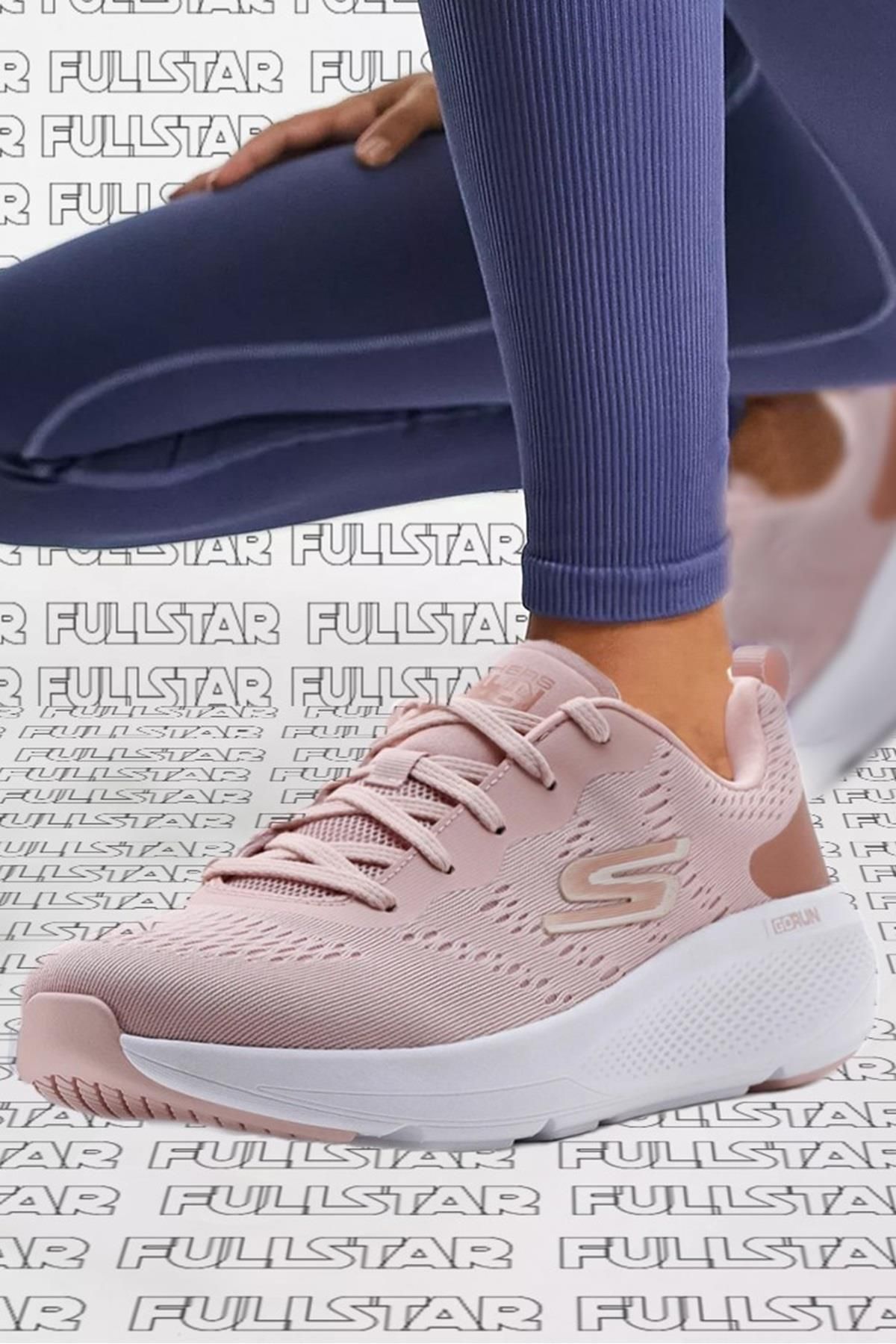 Skechers Air Cooled Goga Mat Pink Walk Run Shoes Konfor Kadın Yürüyüş Koşu Ayakkabısı Pembe