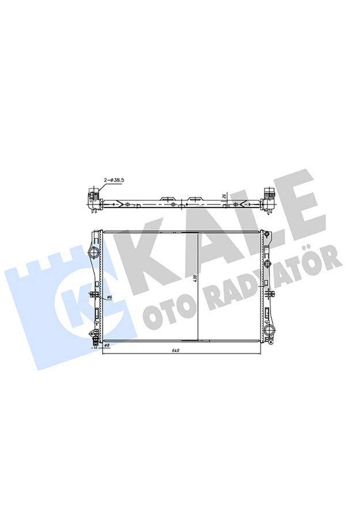 KALE MOTOR SU RADYATORU MERCEDES W205 C205 A205 S205 W213 C238 A238 S213 102008