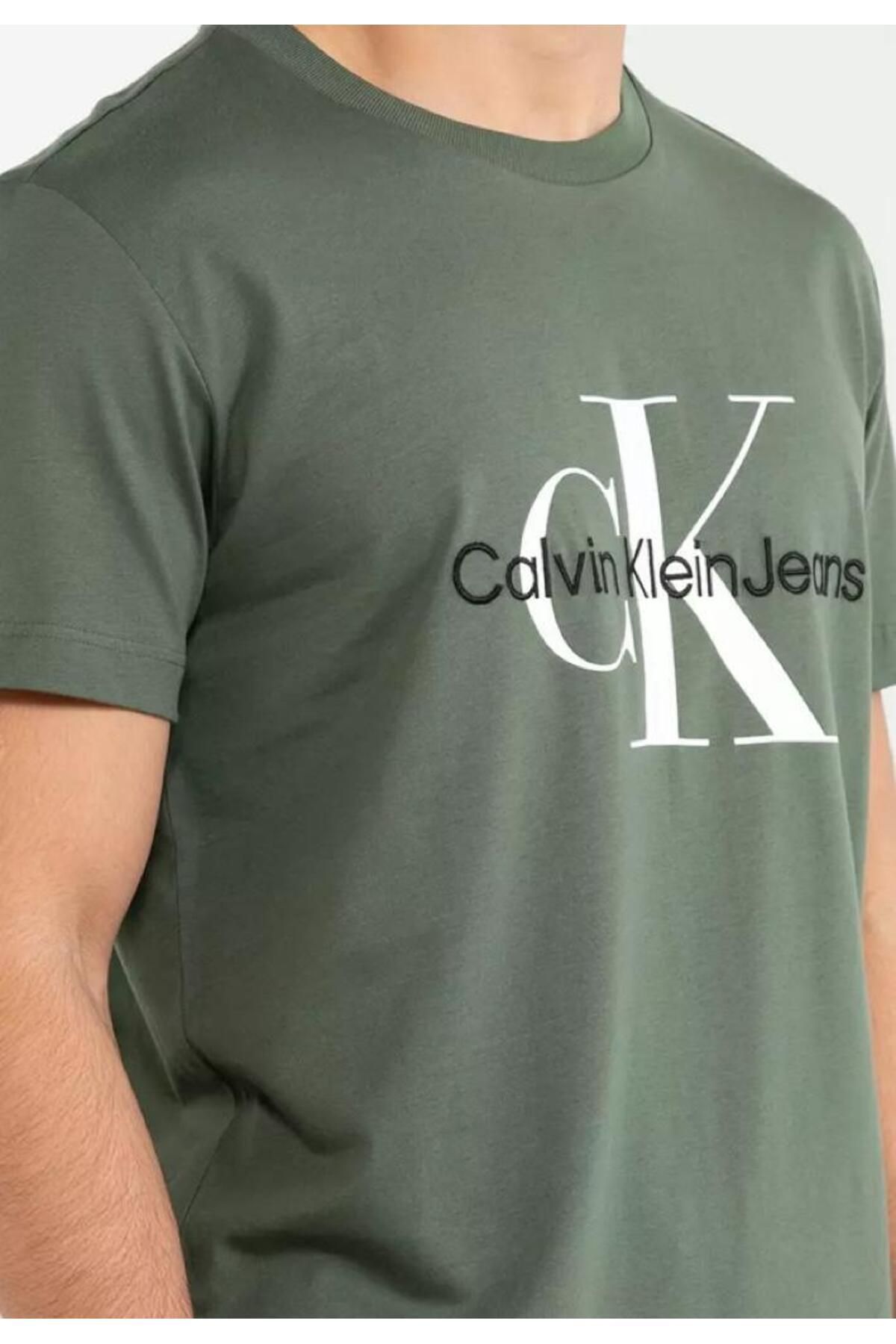 Calvin Klein Iconıc Monogram Short Sleeve Men's T-shırt