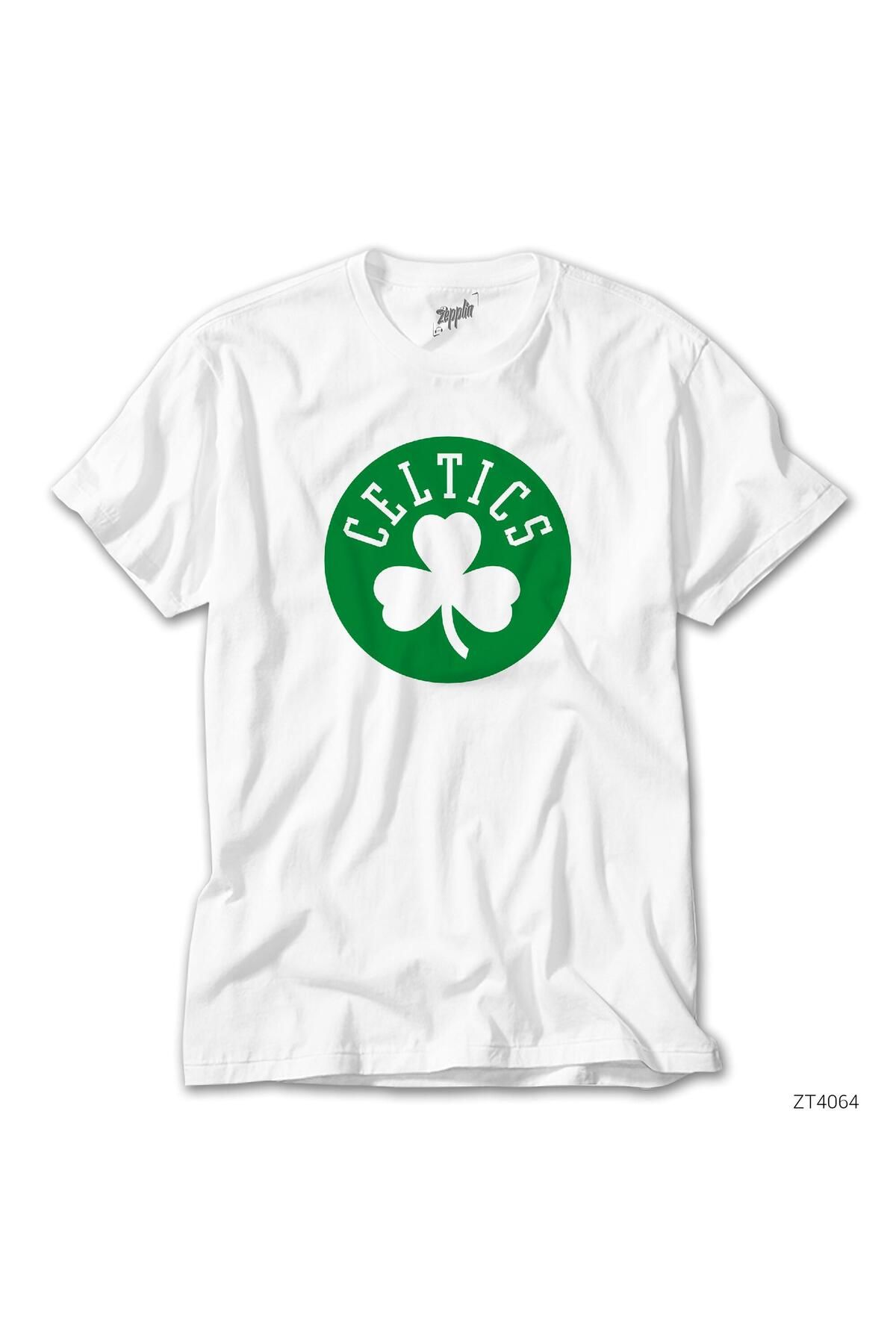 Karadeniz Boston Celtics Yonca Logo Beyaz Tişört