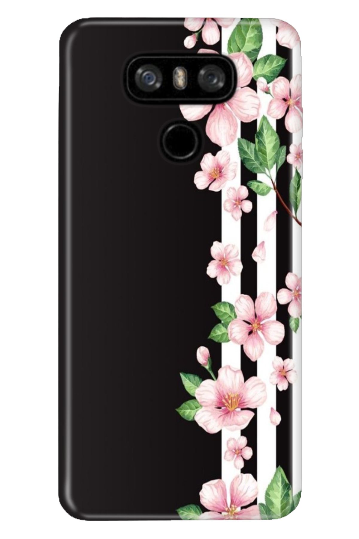 LG G6 Uyumlu Kılıf Resimli Desenli Silikon Şato Bahçesi