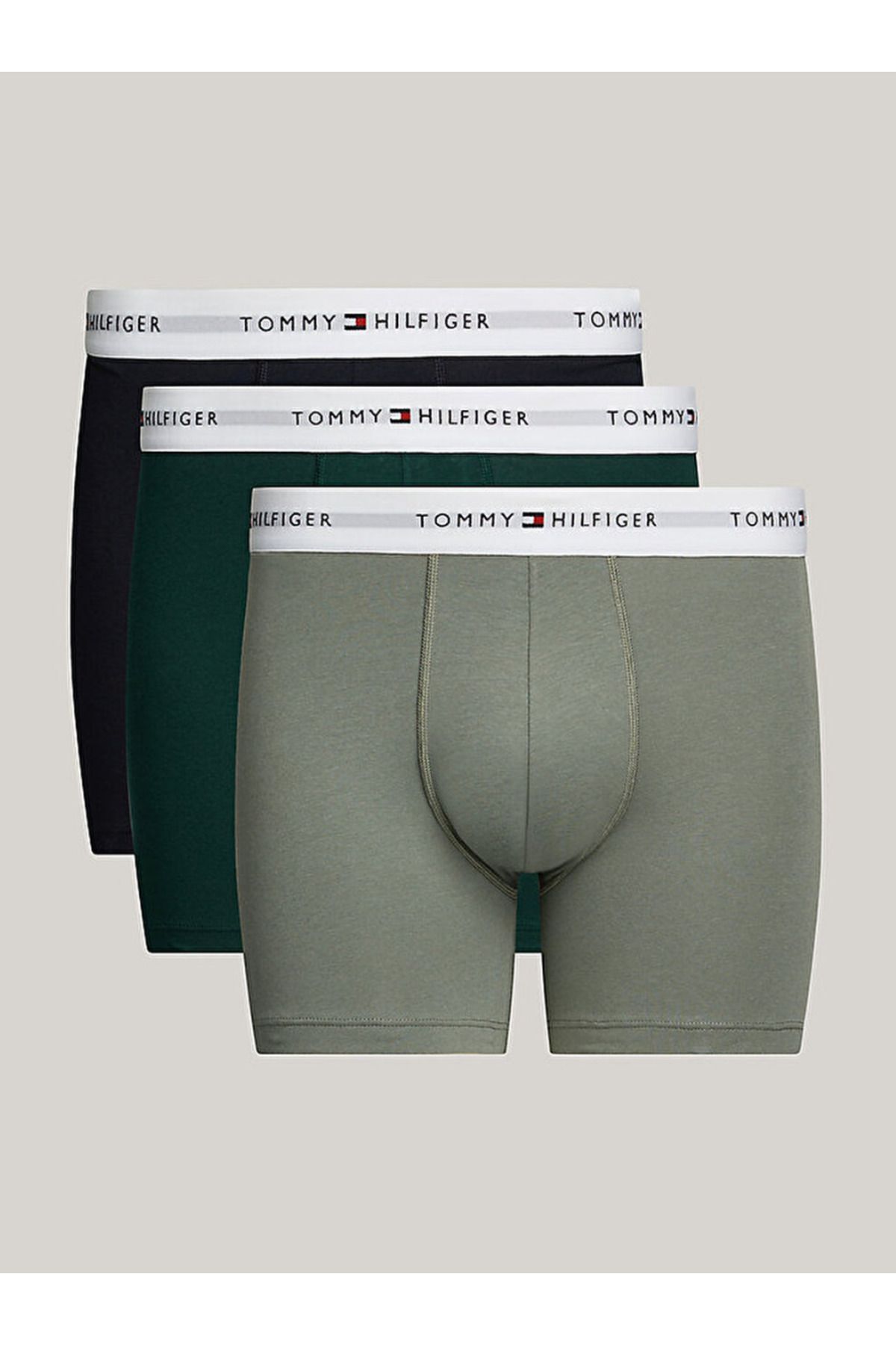 Tommy Hilfiger 3-Pack Signature Logo Waistband Boxer Shorts