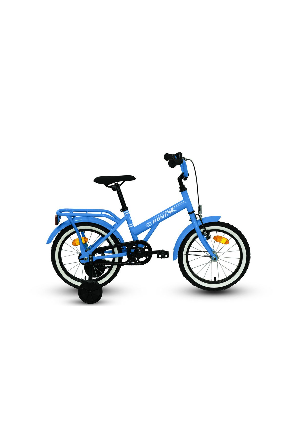 Carraro Unisex Poni 16 16 Jant Çocuk Bisikleti Mavi Beyaz