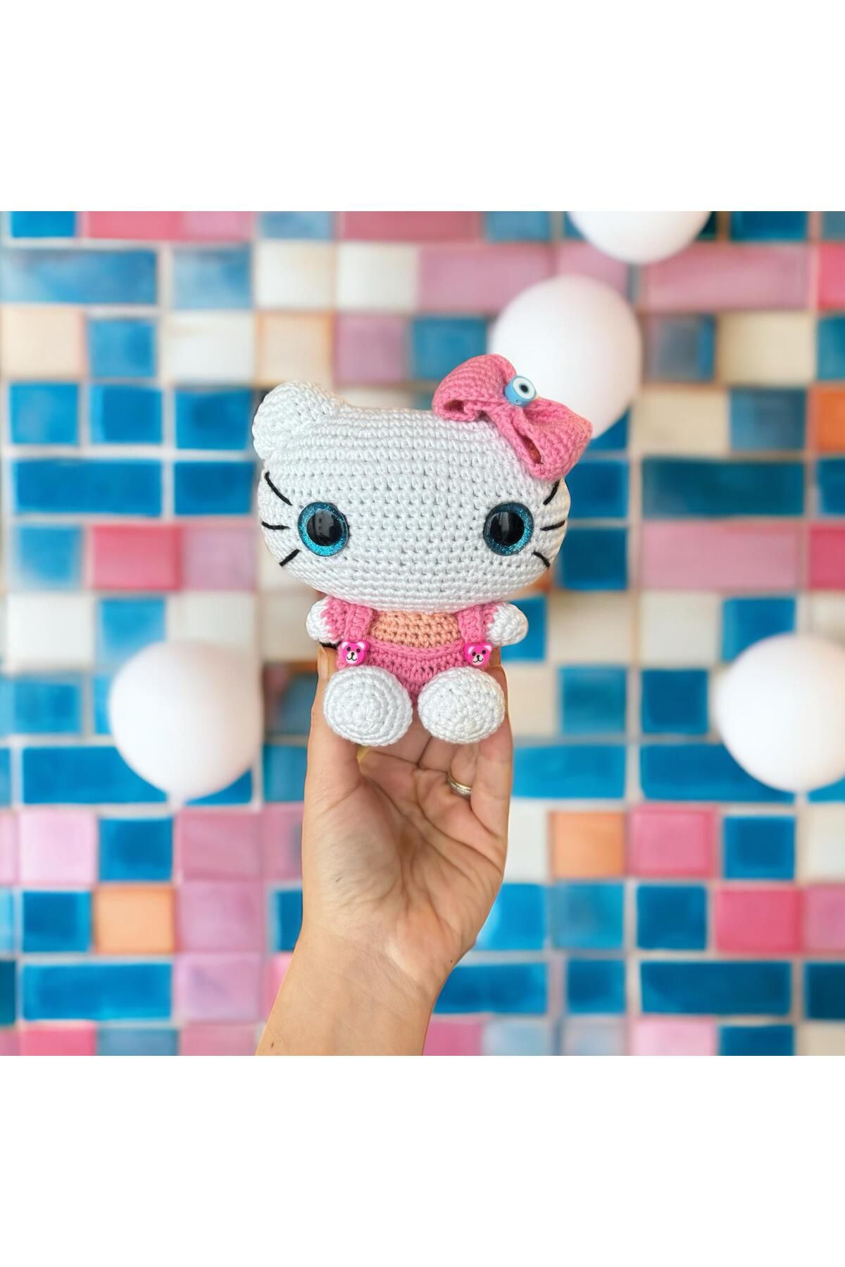 Aksesuar Hello Kitty Amigurumi Oyuncak