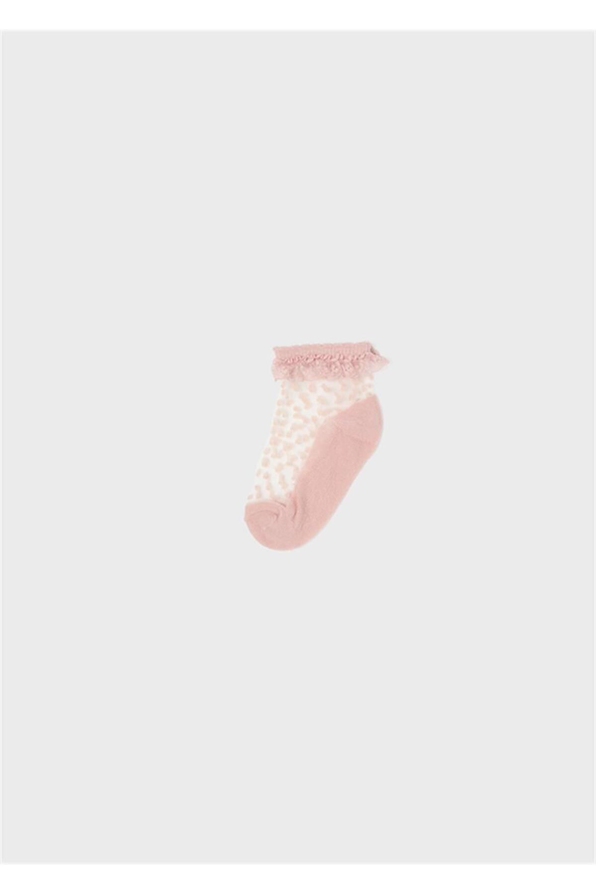 Mayoral Kız Bebek Nakışlı Çorap