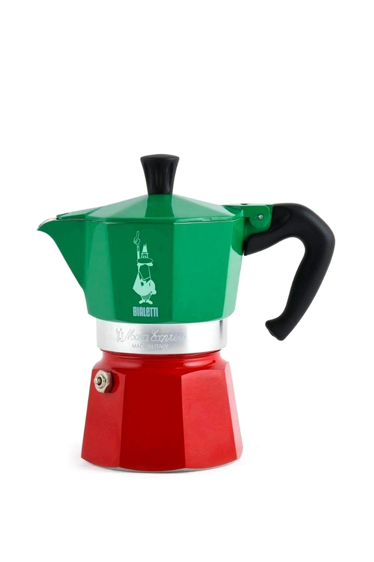 Bialetti Express Italia Multicolor 3 Cup Moka