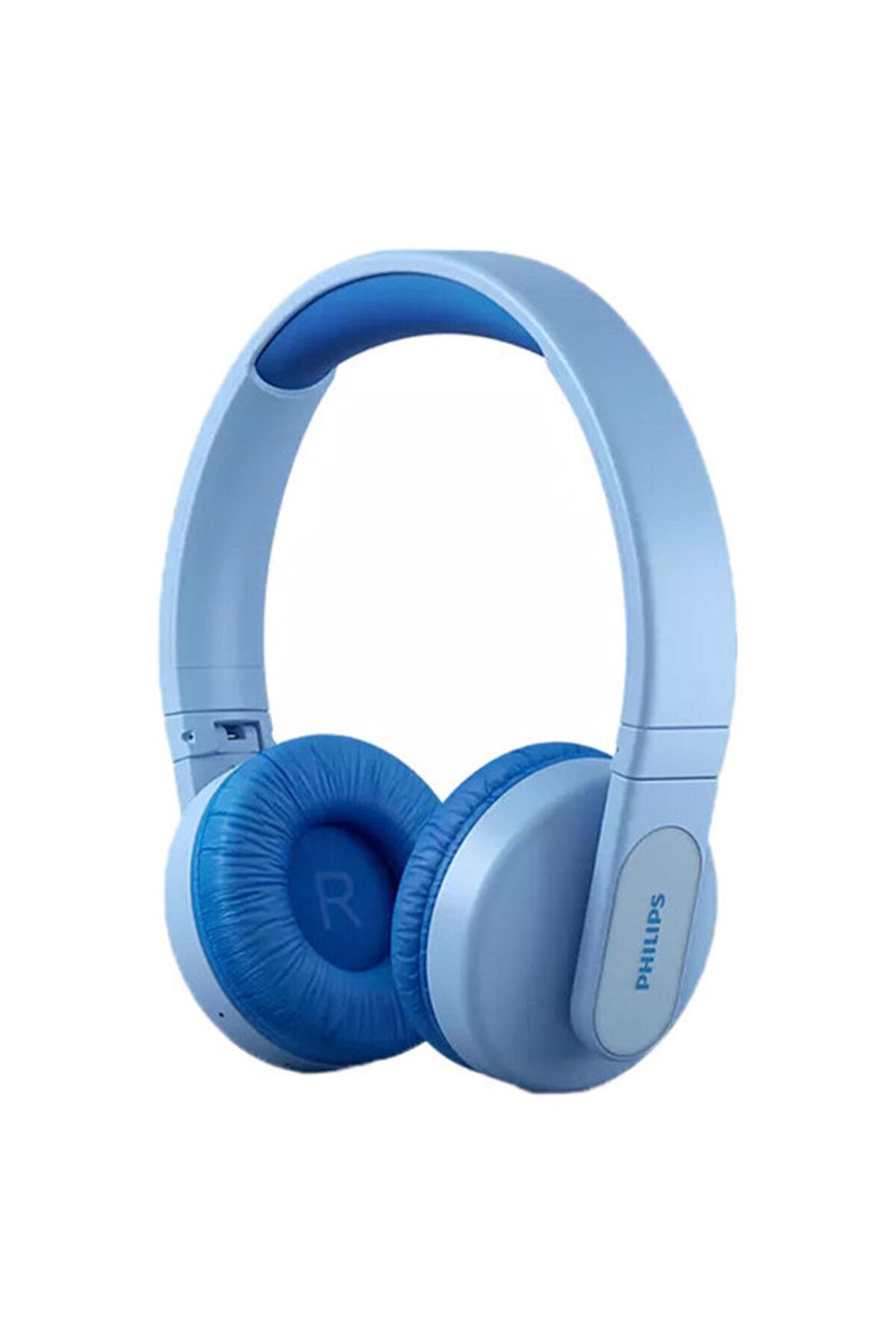 Philips Kablosuz Kulak Üstü Çoçuk Kulaklığı Mikrofonlu Mavi