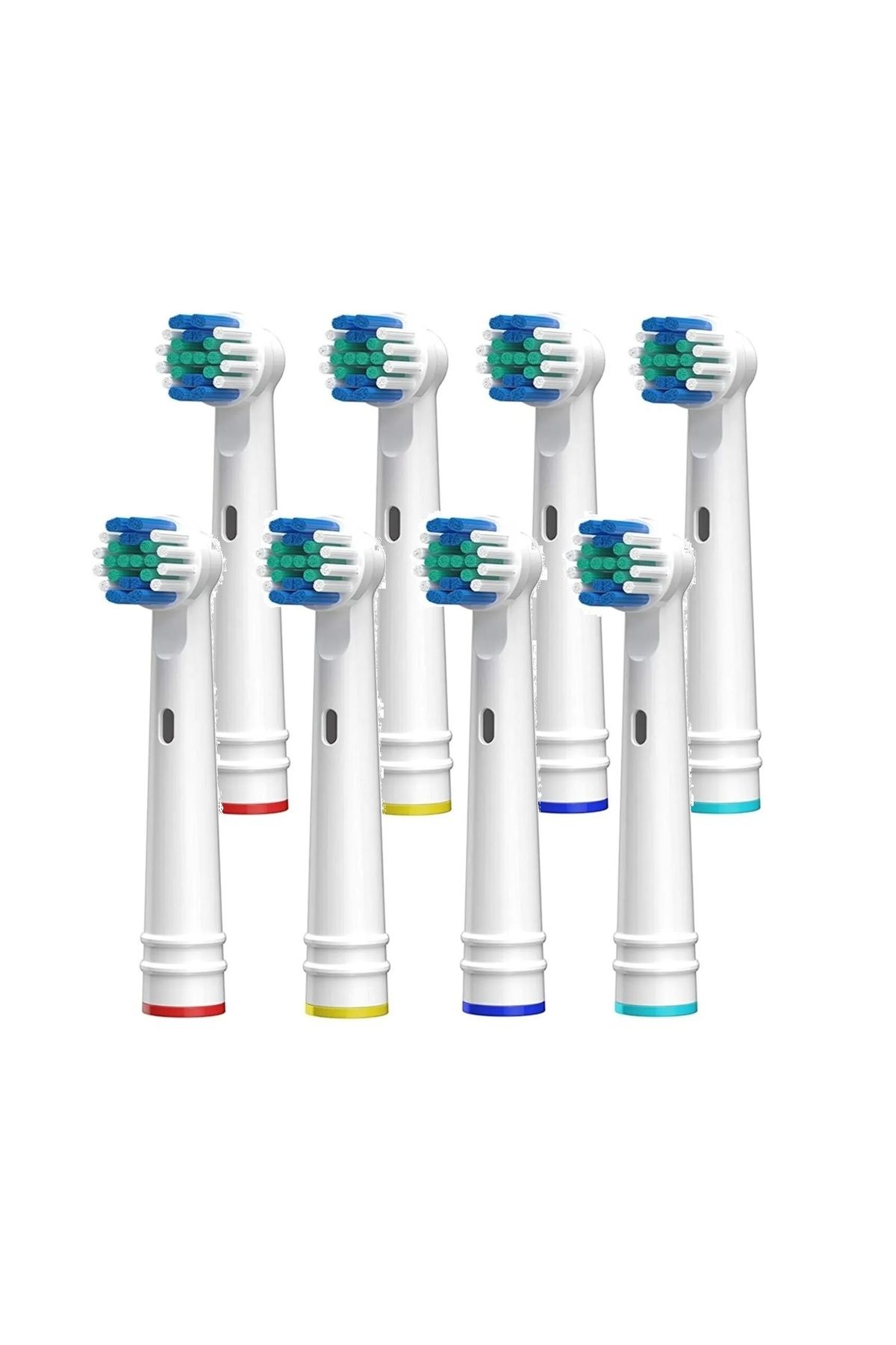 Toocare Oral B Uyumlu Diş Fırçası Yedek Başlığı Cross Action Uyumlu 8 Adet Yedek Başlık - Soft Model