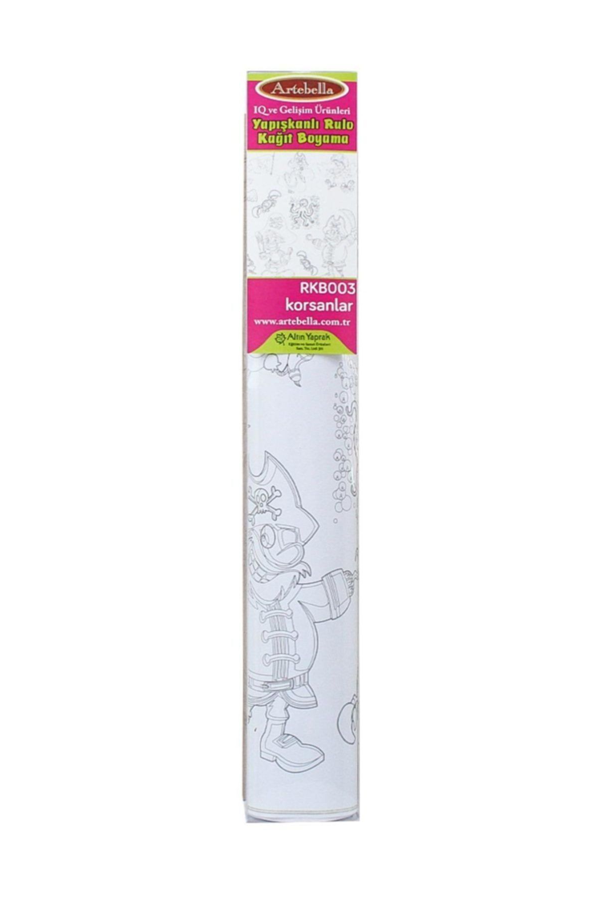 Artebella Yapışkanlı Rulo Kağıt Boyama 33x100cm "korsanlar" Rkb003