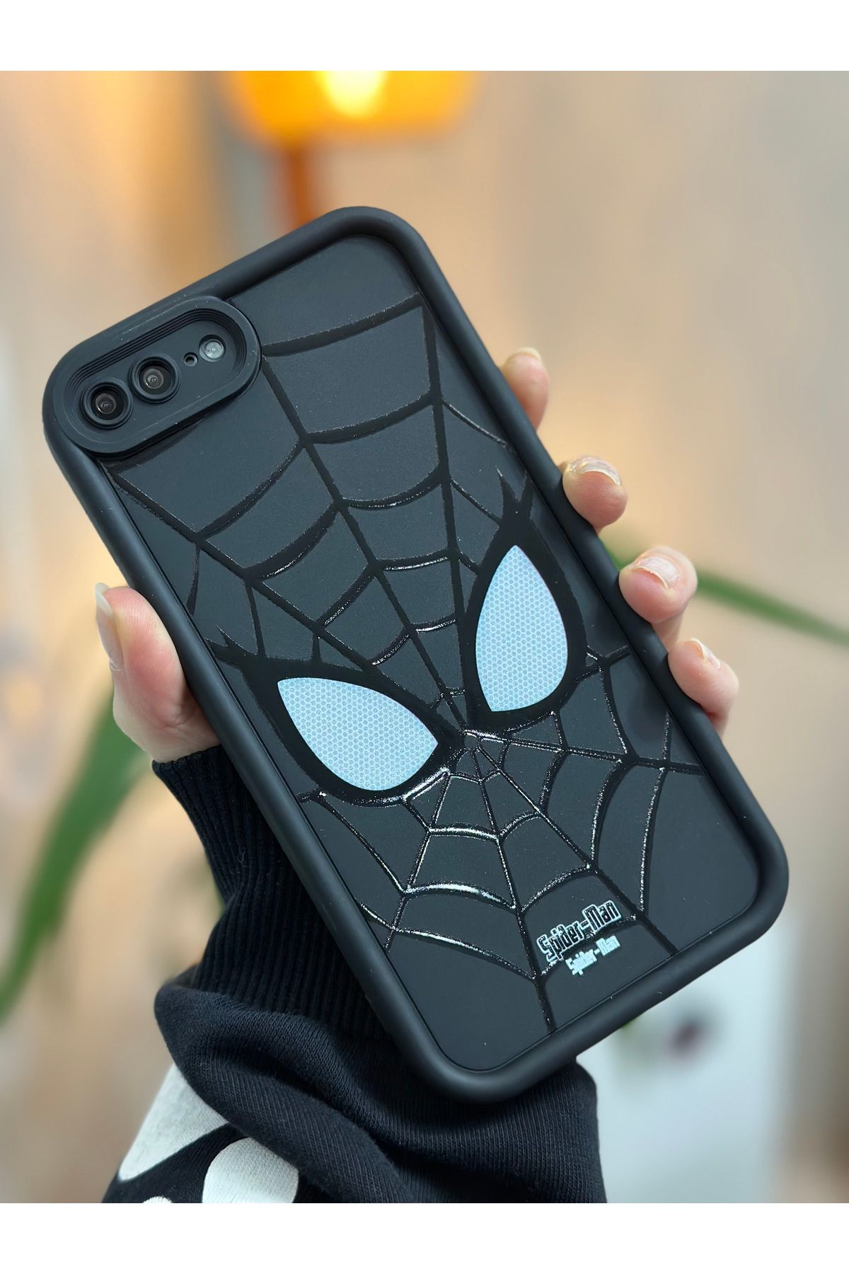 Go Aksesuar Iphone 7 Plus Ve 8 Plus Uyumlu Spiderman Baskılı Lansman Silikon Kılıf