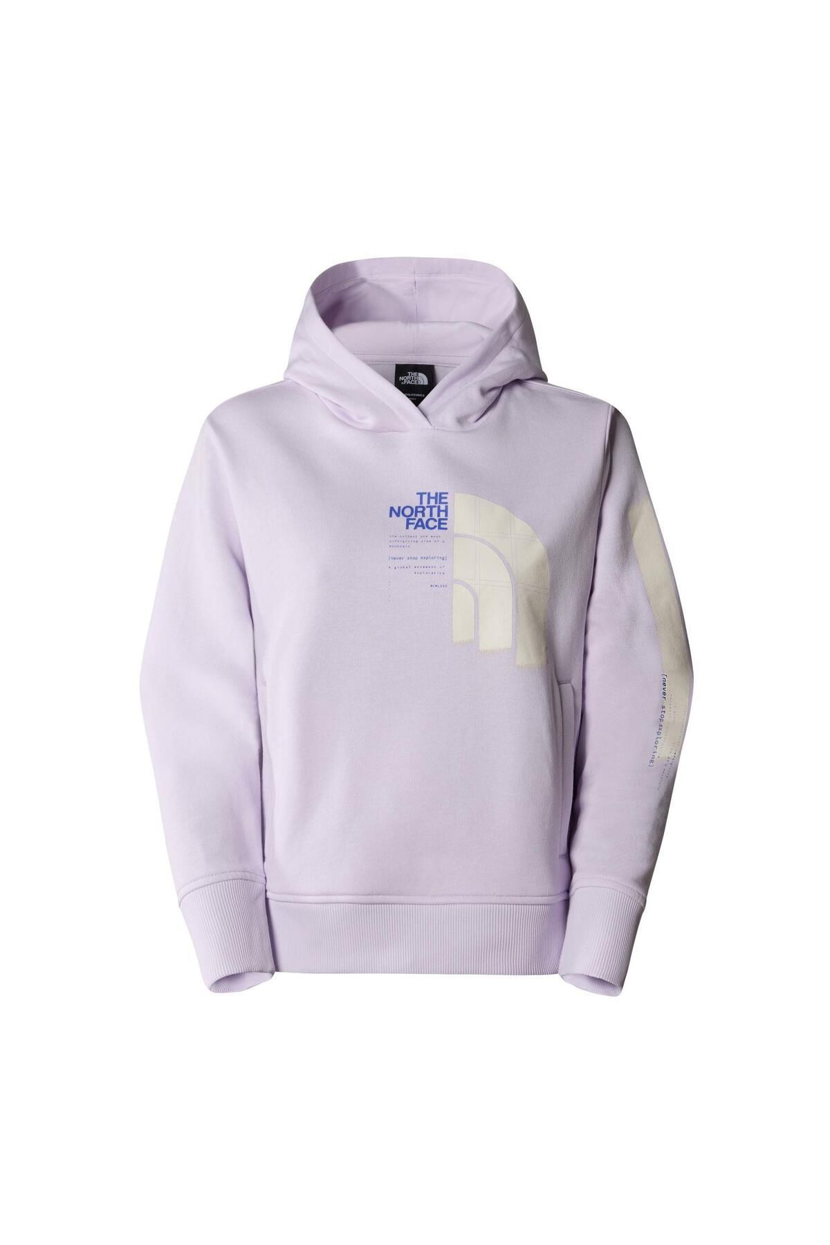 The North Face W GRAPHIC HOODIE 3  Sweat Shirt NF0A87EXPMI1 Leylak-XS