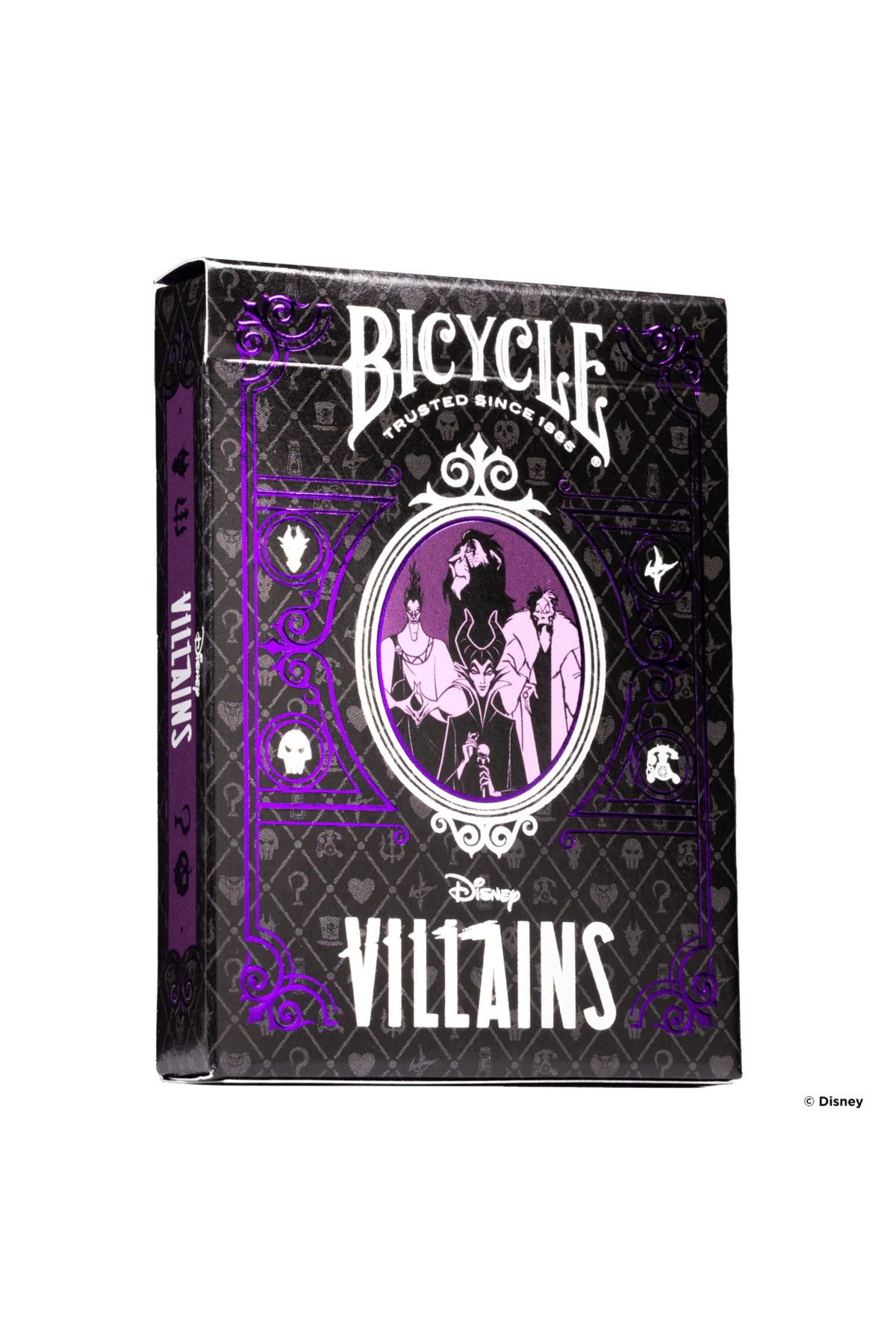 Bicycle Disney Villains Navy Oyun Kartı - Lila renklisi