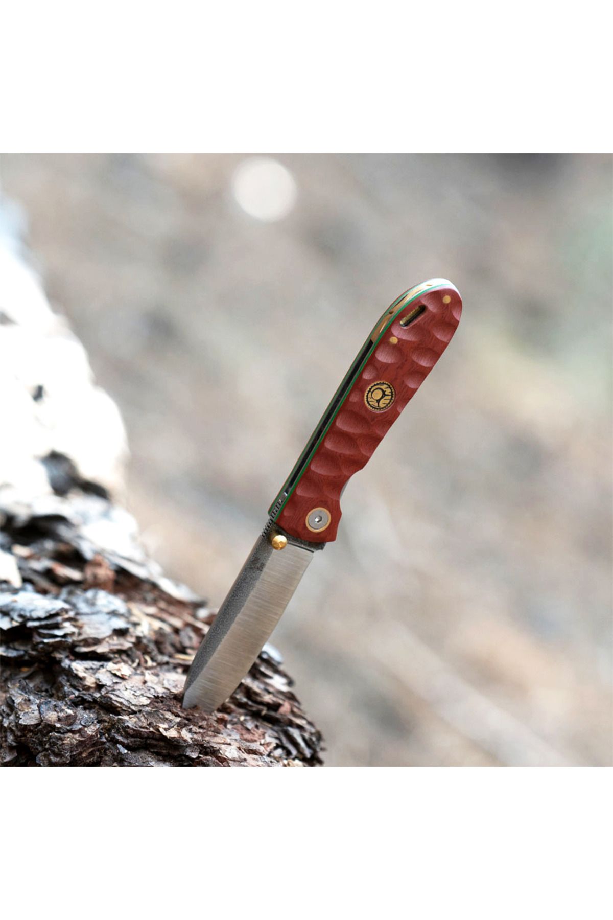 KAM KNIFE El Yapımı Kılıflı Kamp Çakısı - Böhler N690 - T20 N690 Kızıl