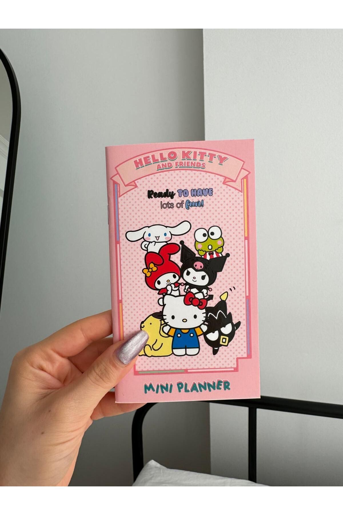 Planet Butik Hello Kitty And Friends Pembe Mini Lisanslı Planlayıcı