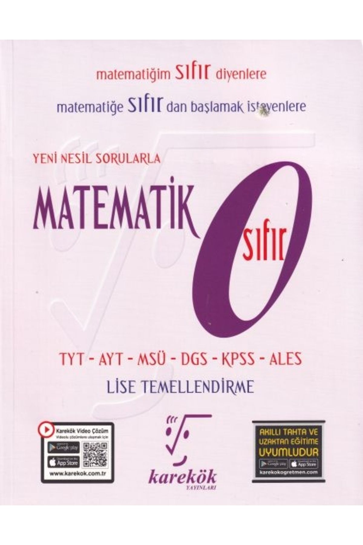 Karekök Yayınları Matematik 0 2022 Ktps9786055351243