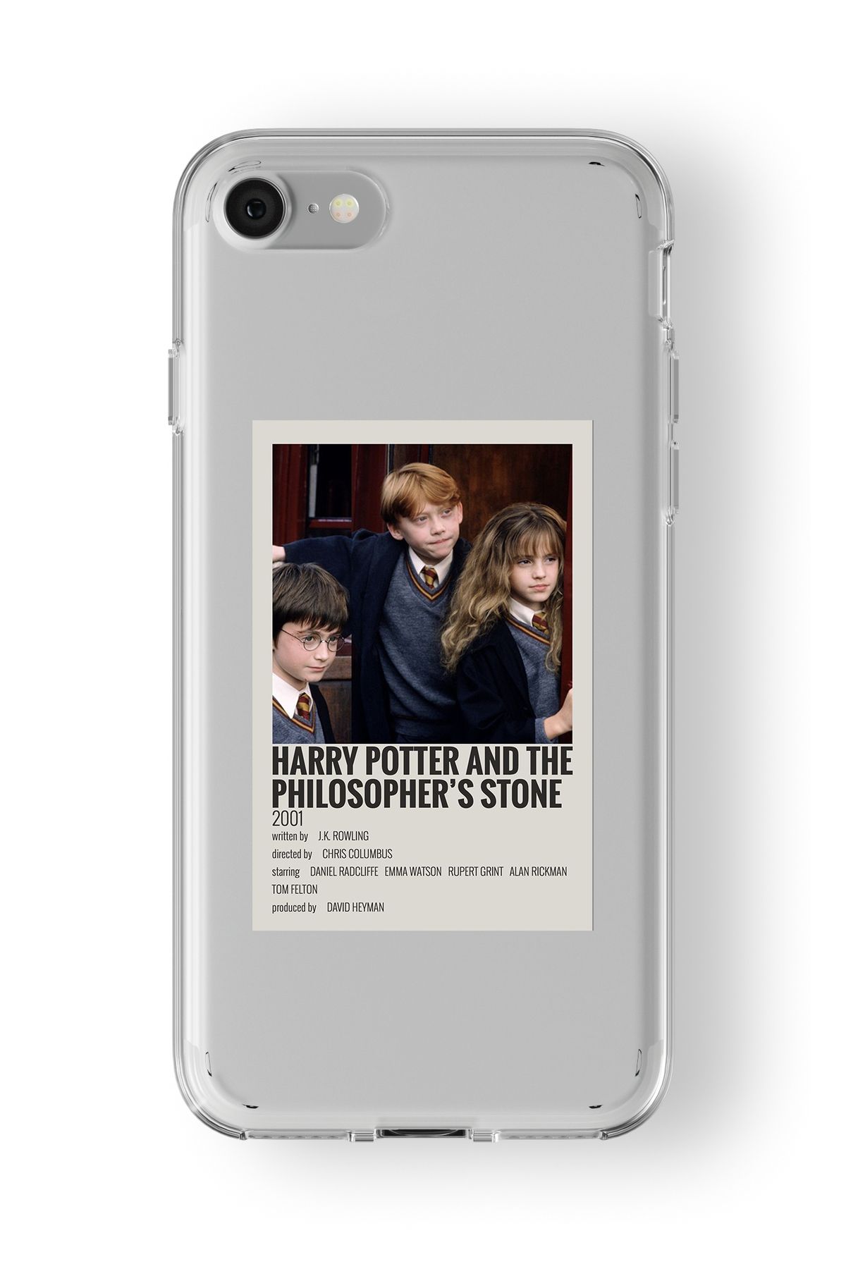 Multitronic Iphone 7 Ve 8 Uyumlu Harry Potter Minimalist Poster Tasarım Baskılı Şeffaf Kılıf